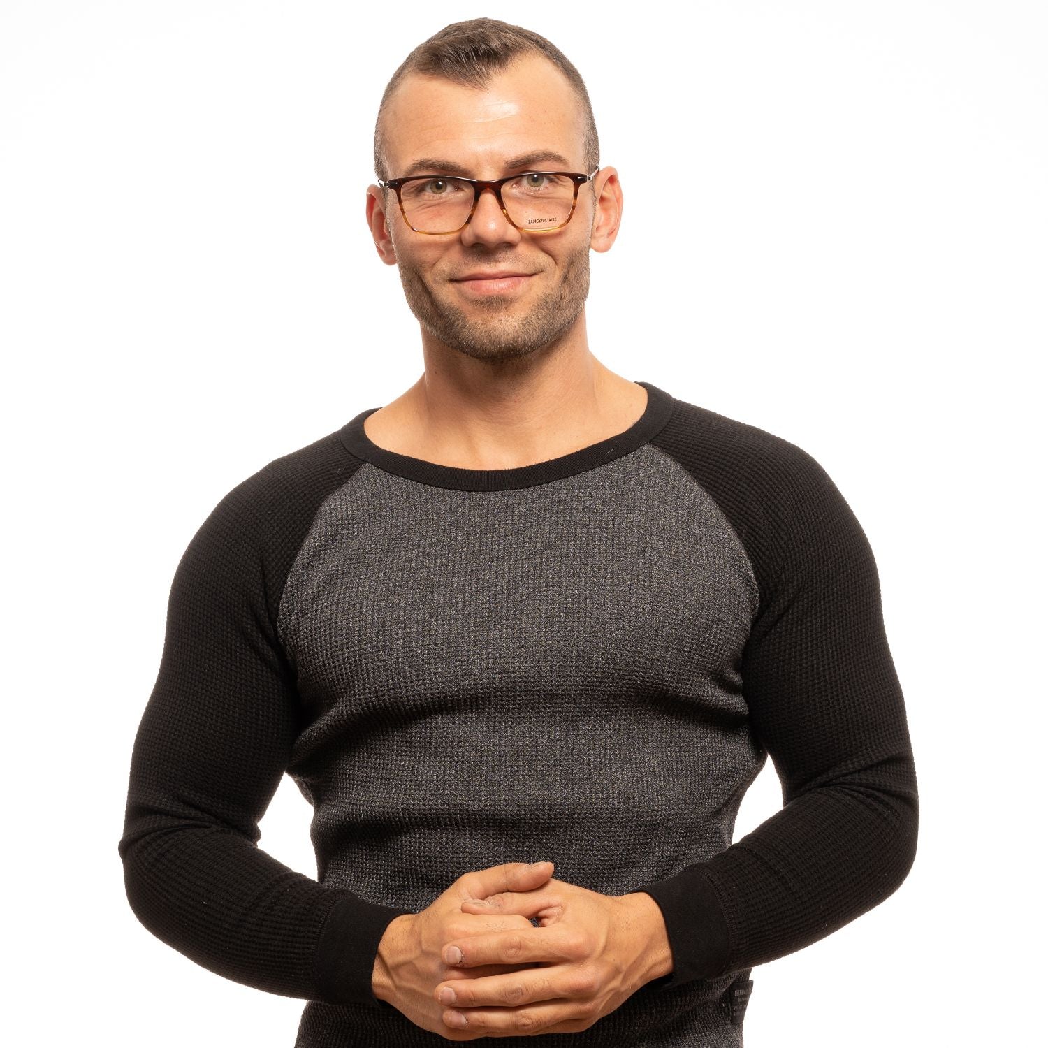 Zadig & Voltaire Brown Men Optical Frames - DEA STILOSA MILANO