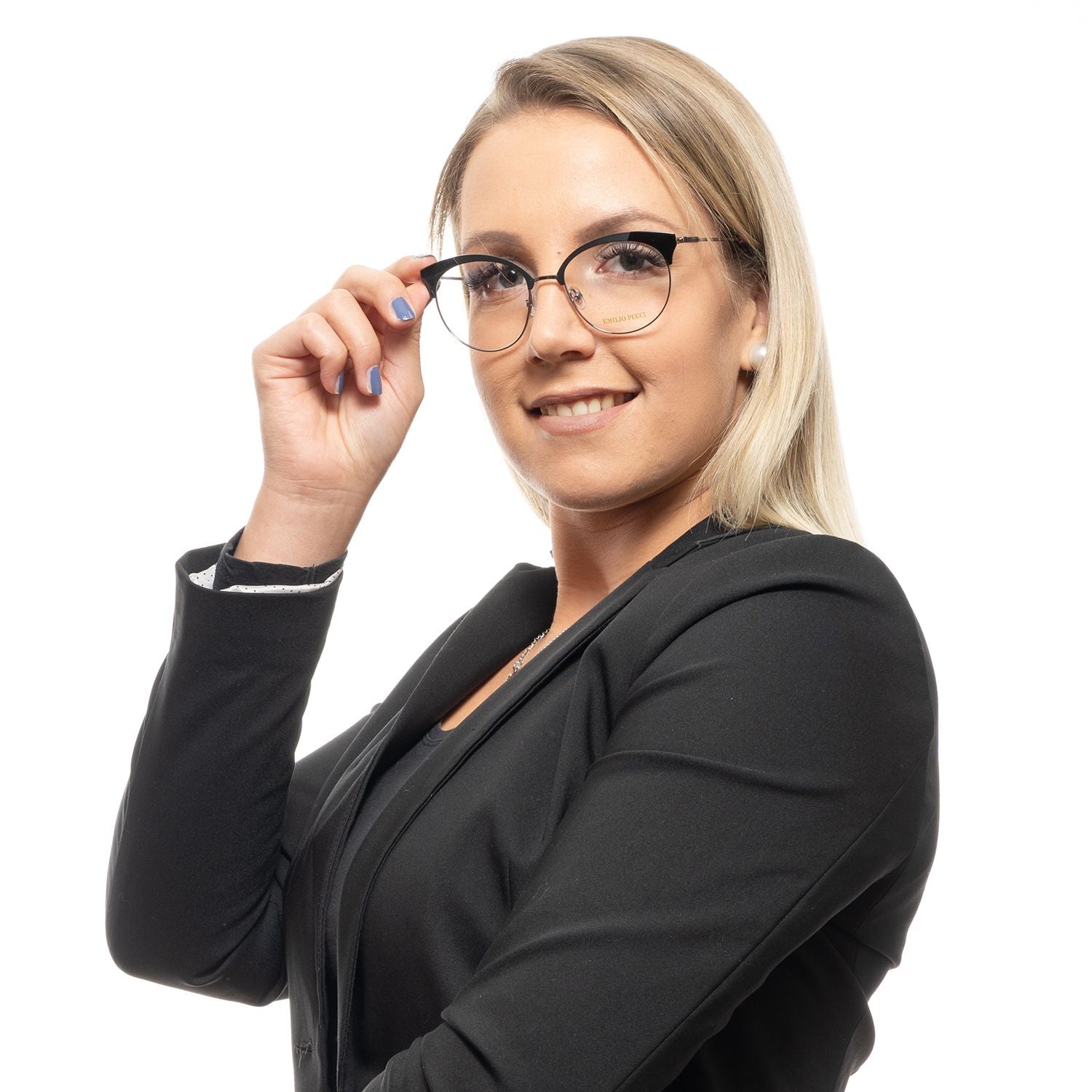 Emilio Pucci Black Women Optical Frames - DEA STILOSA MILANO