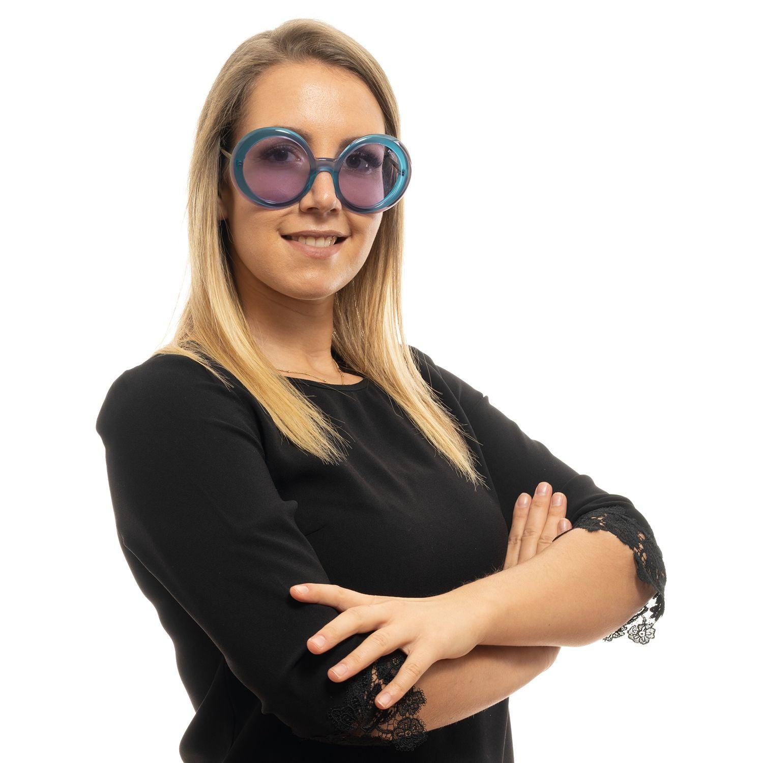 Emilio Pucci Turquoise Women Sunglasses - DEA STILOSA MILANO