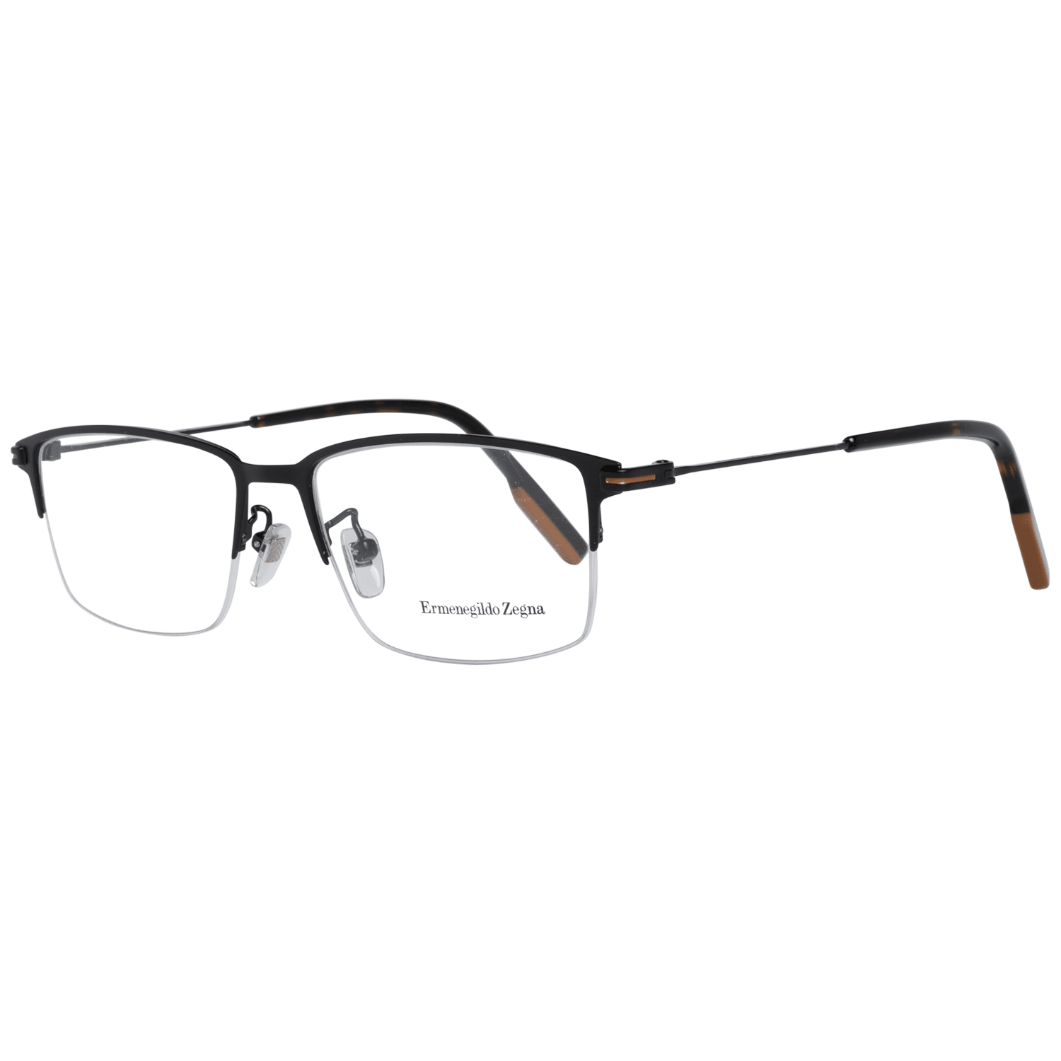 Ermenegildo Zegna Black Men Optical Frames - DEA STILOSA MILANO