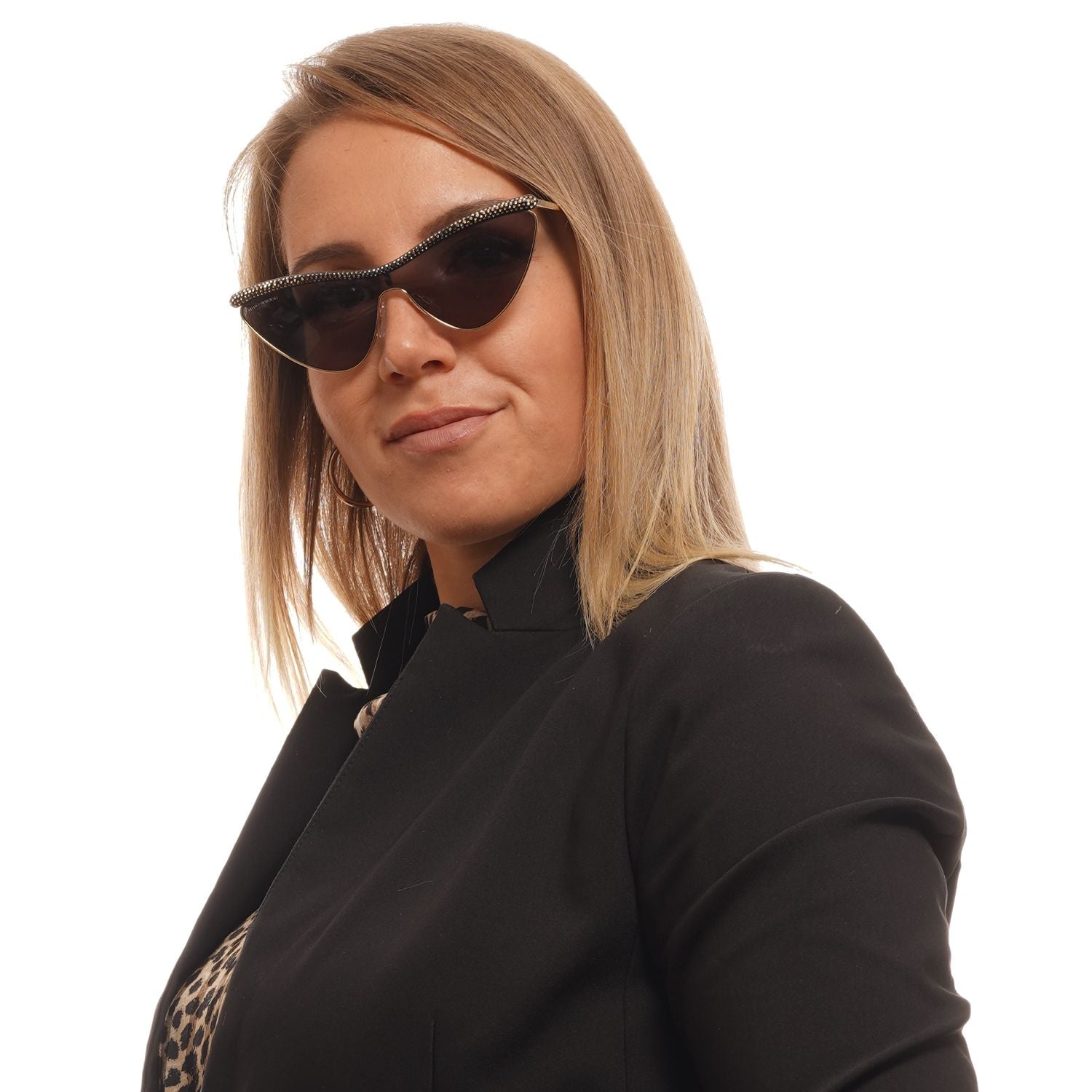 Atelier Swarovski Gold Women Sunglasses - DEA STILOSA MILANO