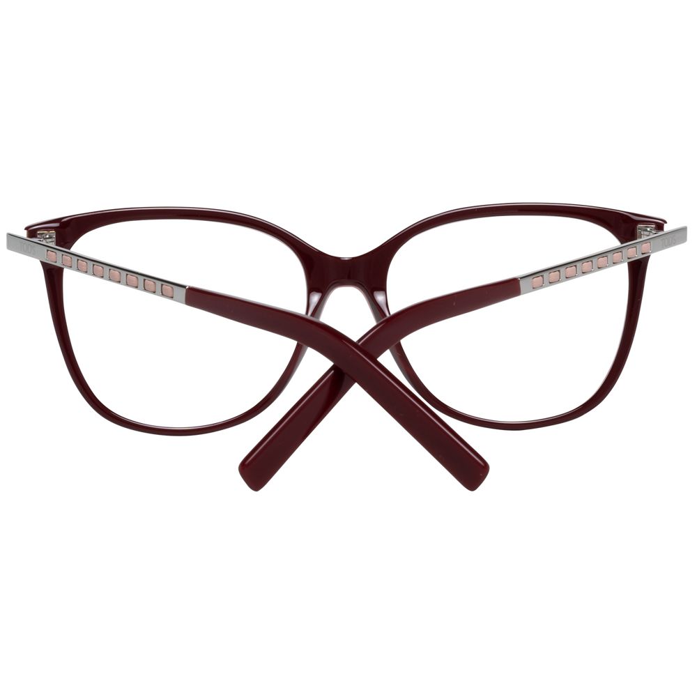 Tod's Burgundy Women Optical Frames - DEA STILOSA MILANO