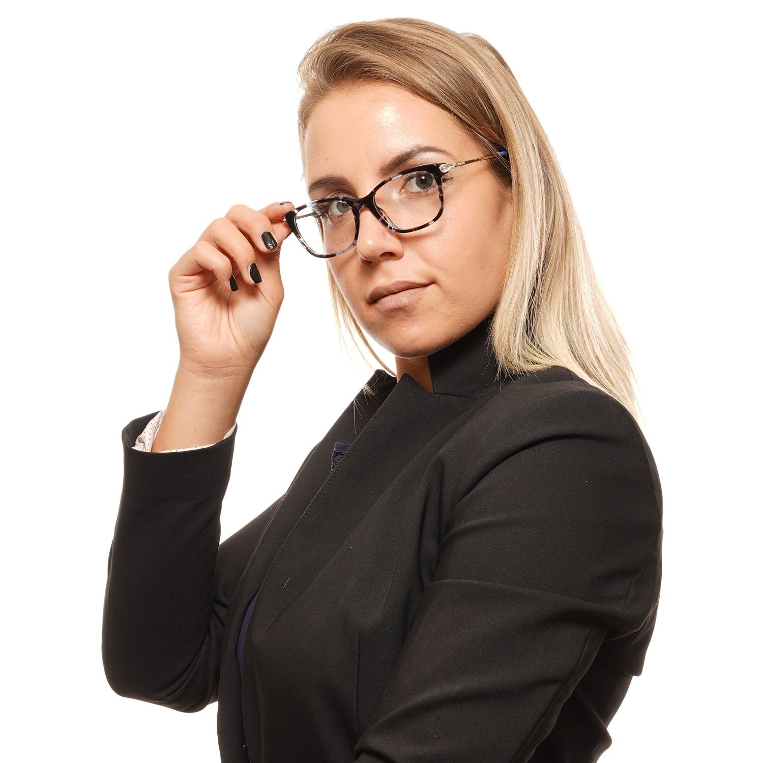 Swarovski Brown Women Optical Frames - DEA STILOSA MILANO