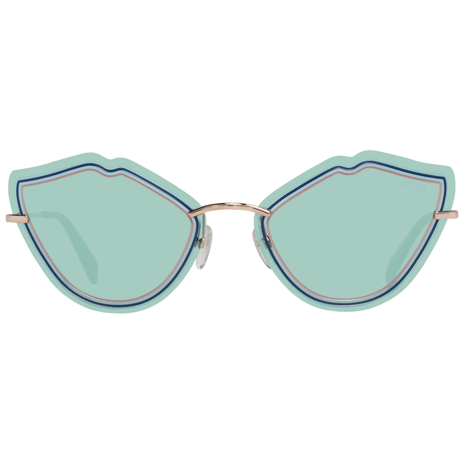 Emilio Pucci Rose Gold Women Sunglasses - DEA STILOSA MILANO