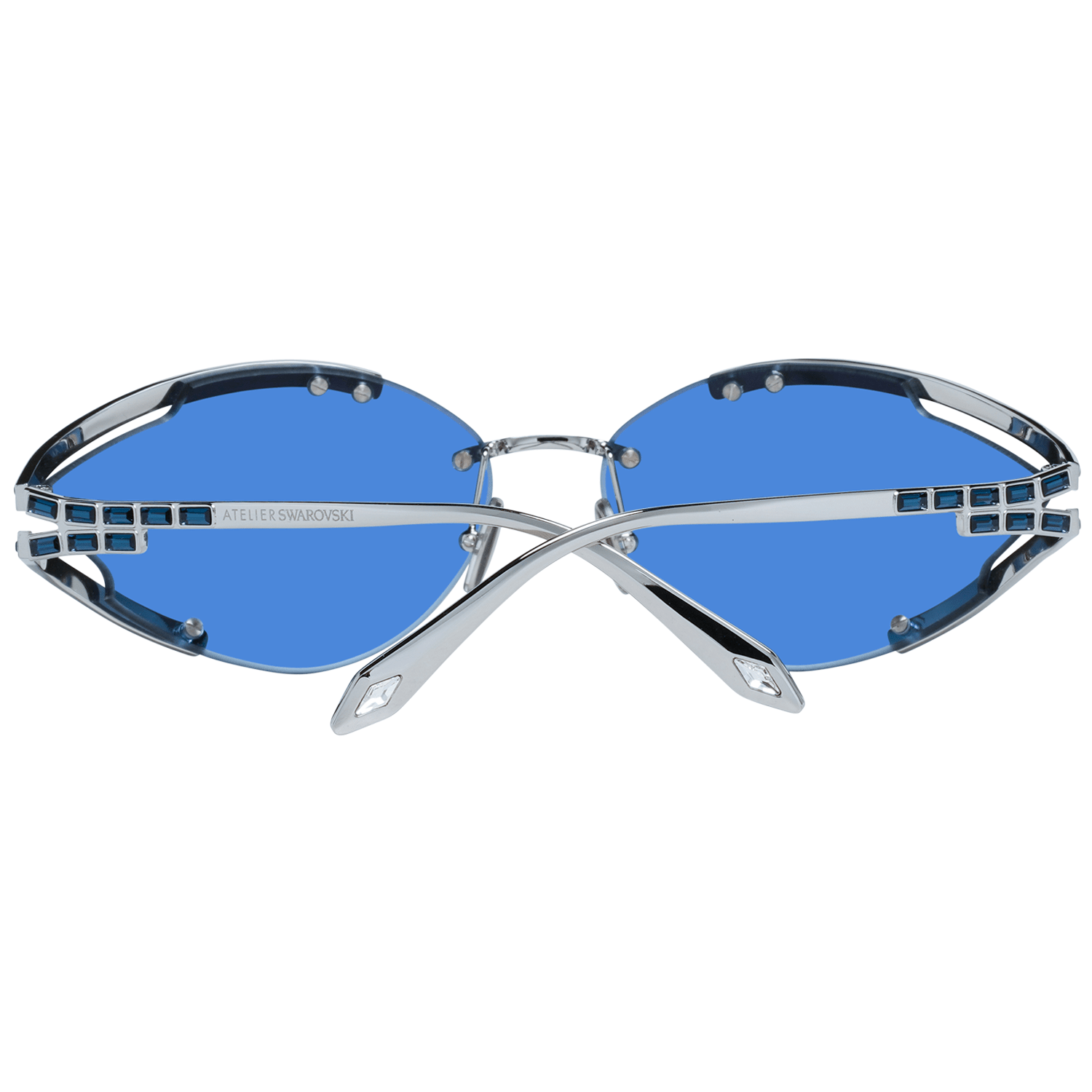 Atelier Swarovski Silver Women Sunglasses - DEA STILOSA MILANO