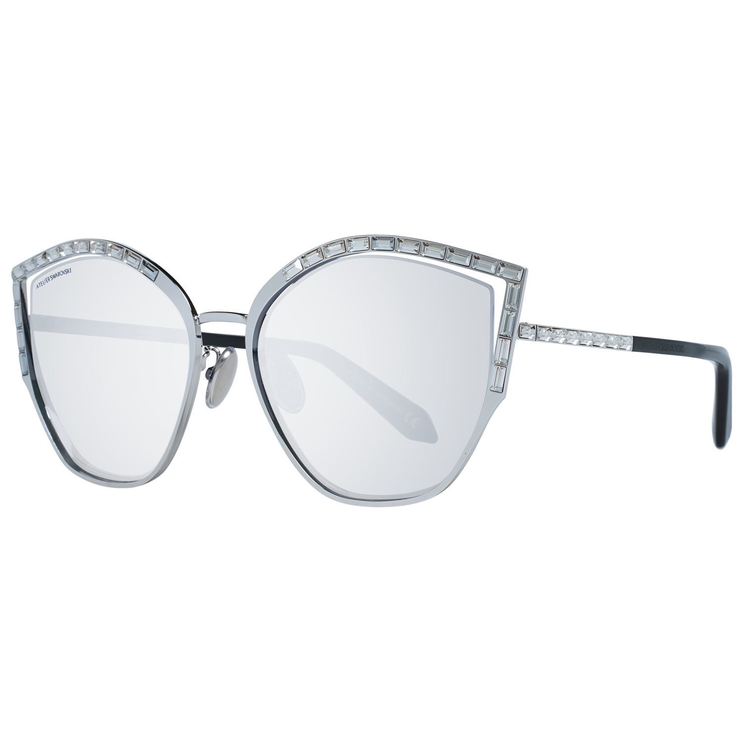Atelier Swarovski Silver Women Sunglasses - DEA STILOSA MILANO