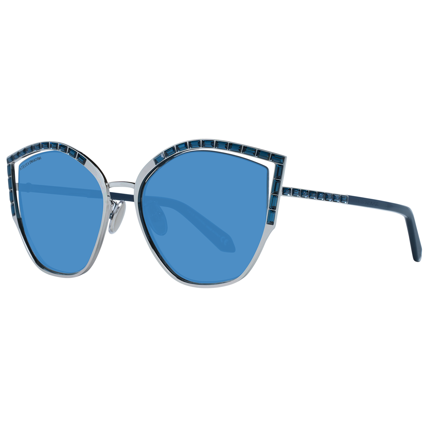 Atelier Swarovski Silver Women Sunglasses - DEA STILOSA MILANO