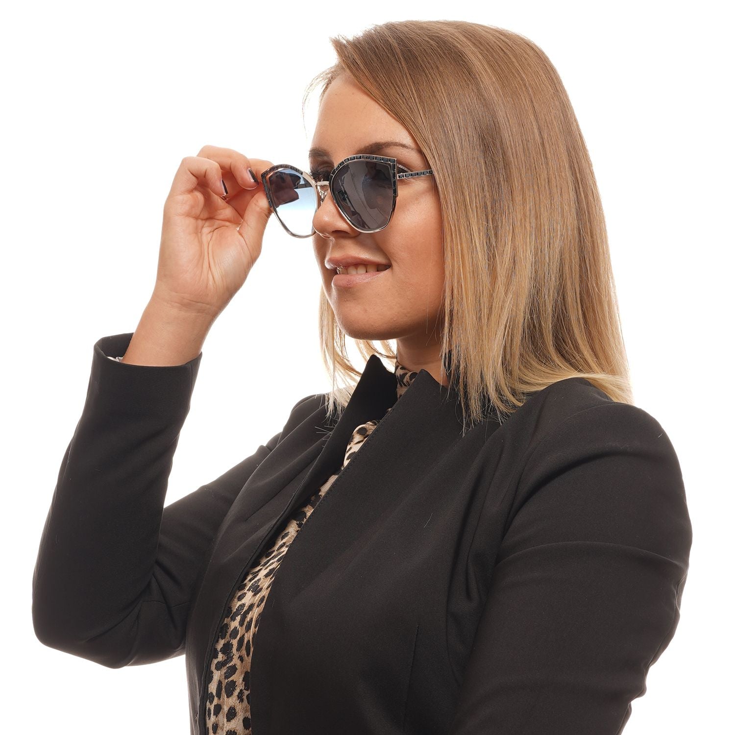 Atelier Swarovski Silver Women Sunglasses - DEA STILOSA MILANO
