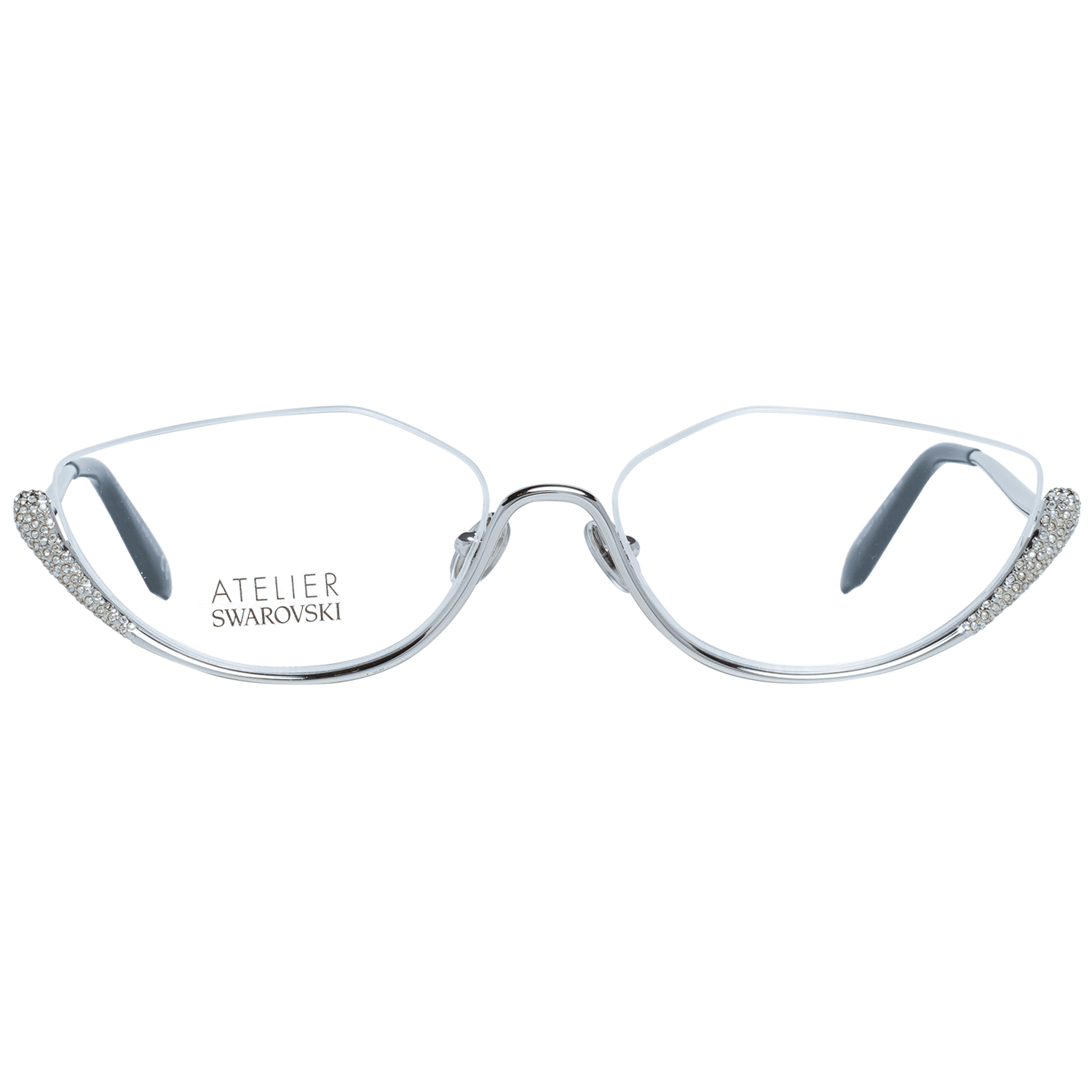 Atelier Swarovski Silver Women Optical Frames - DEA STILOSA MILANO