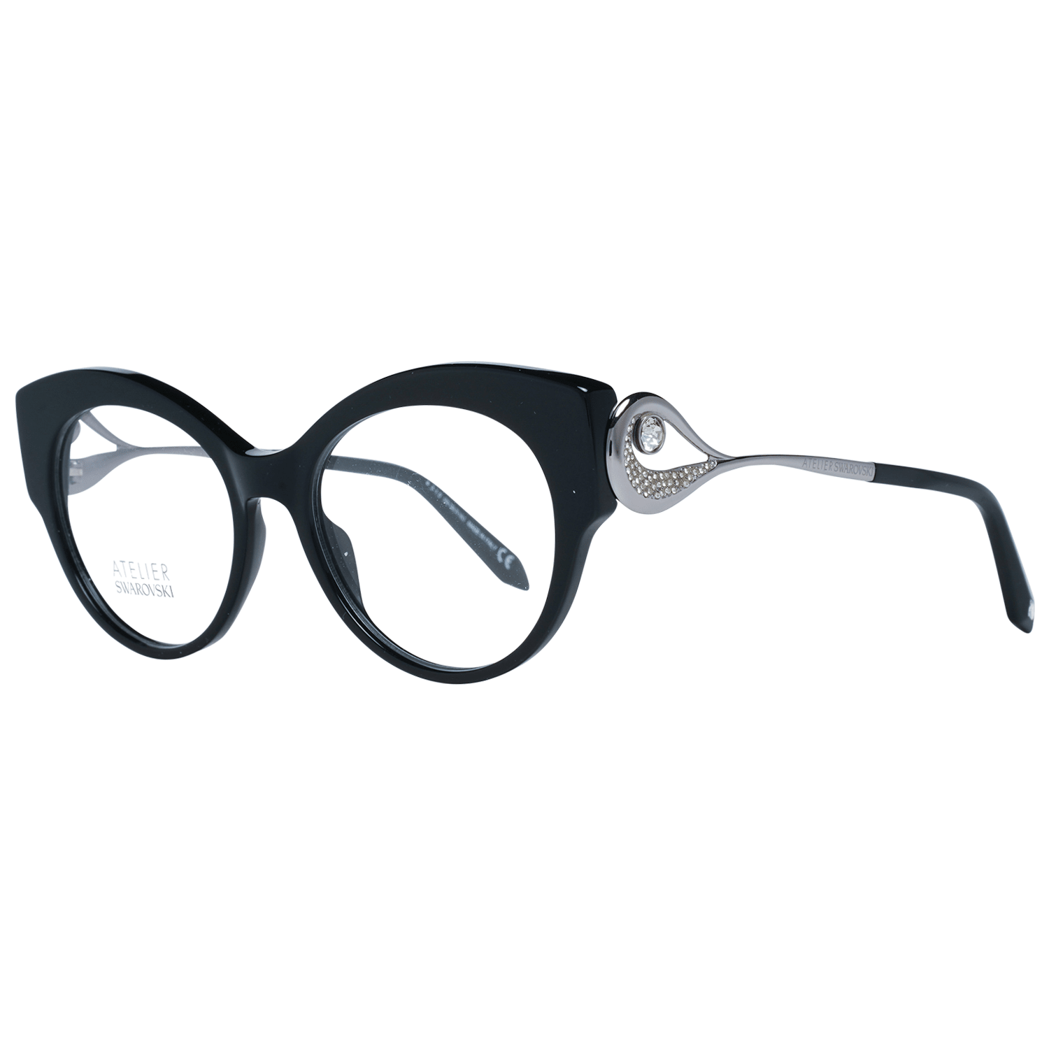 Atelier Swarovski Black Women Optical Frames - DEA STILOSA MILANO