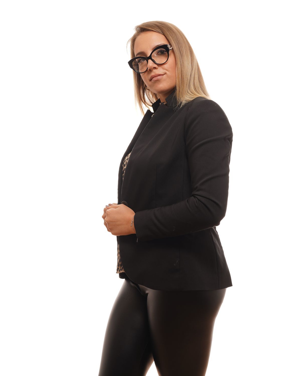 Atelier Swarovski Black Women Optical Frames - DEA STILOSA MILANO