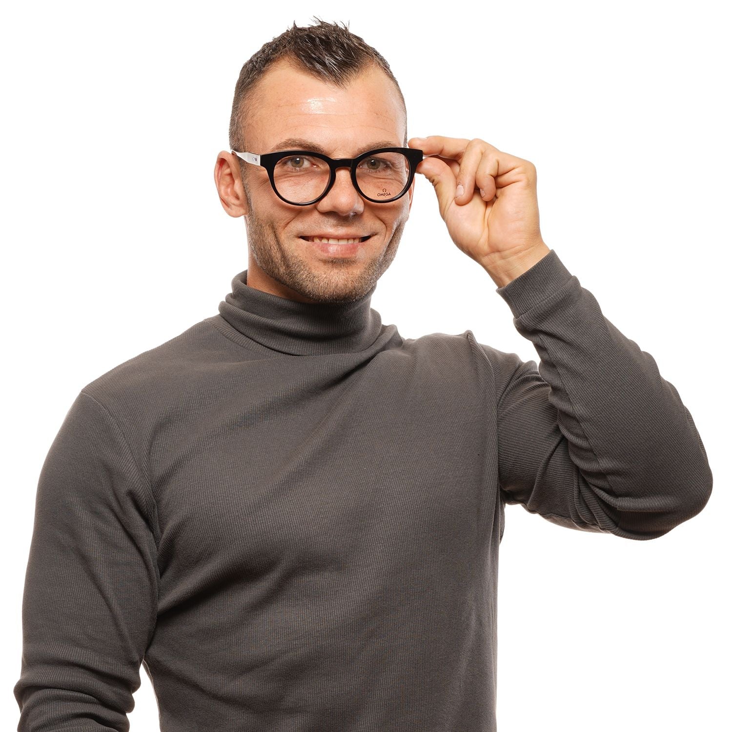 Omega Black Men Optical Frames - DEA STILOSA MILANO