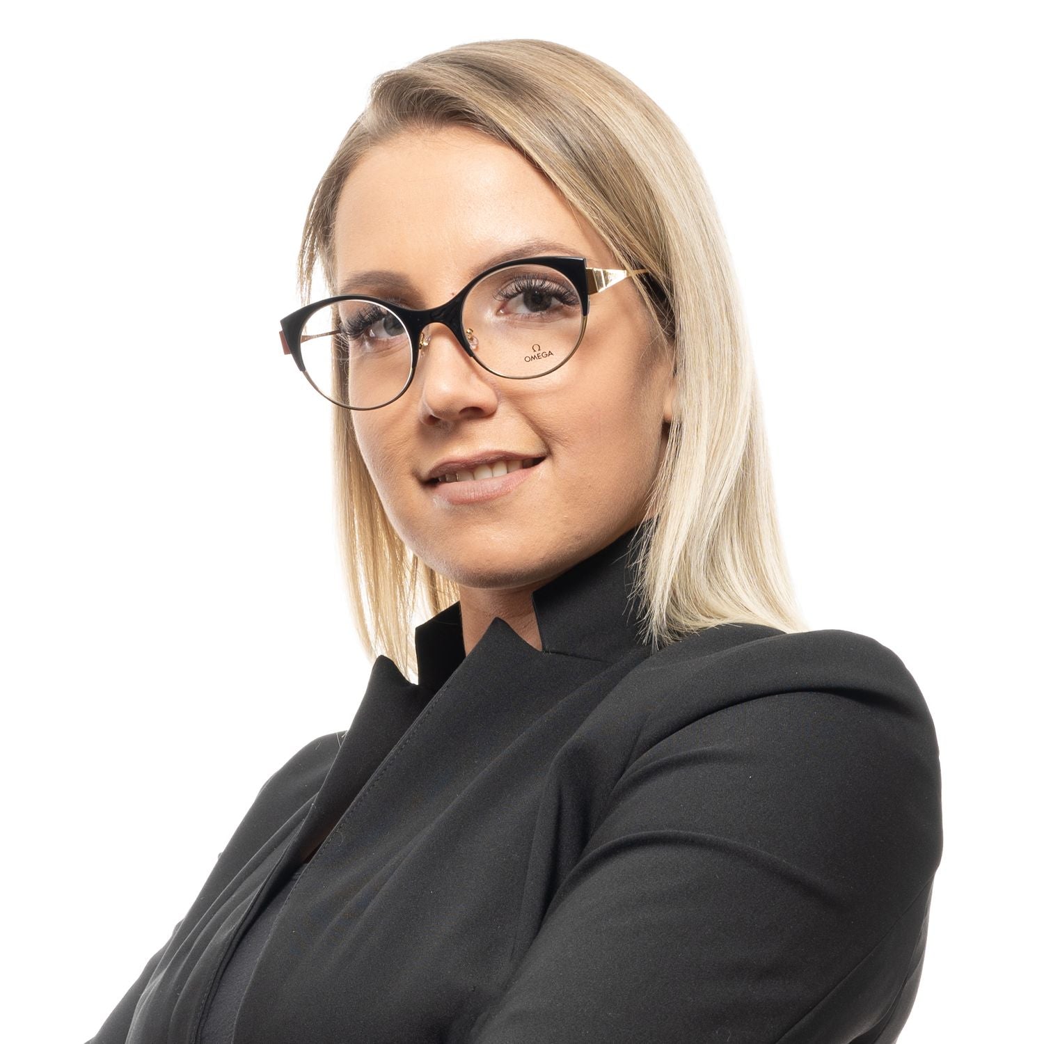Omega Black Women Optical Frames - DEA STILOSA MILANO