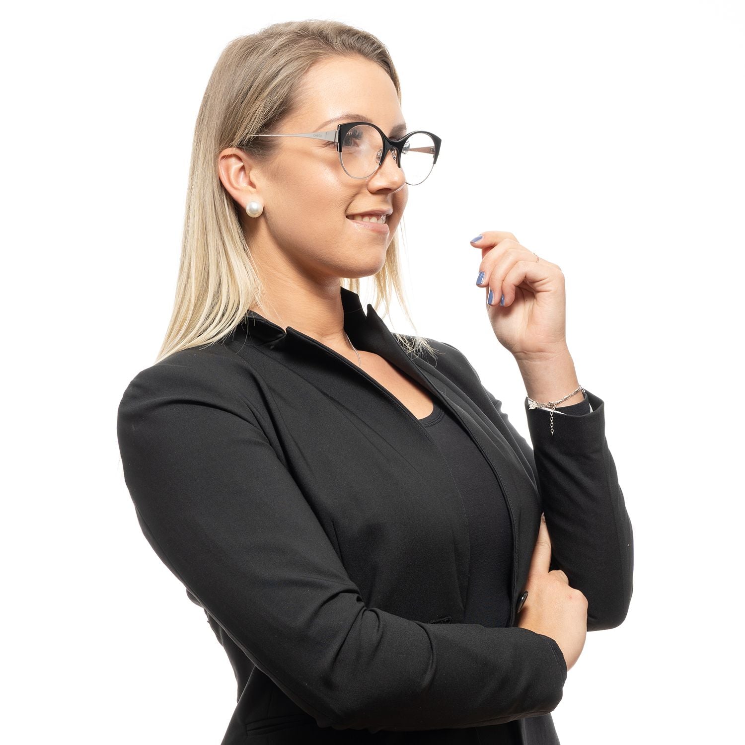 Omega Black Women Optical Frames - DEA STILOSA MILANO