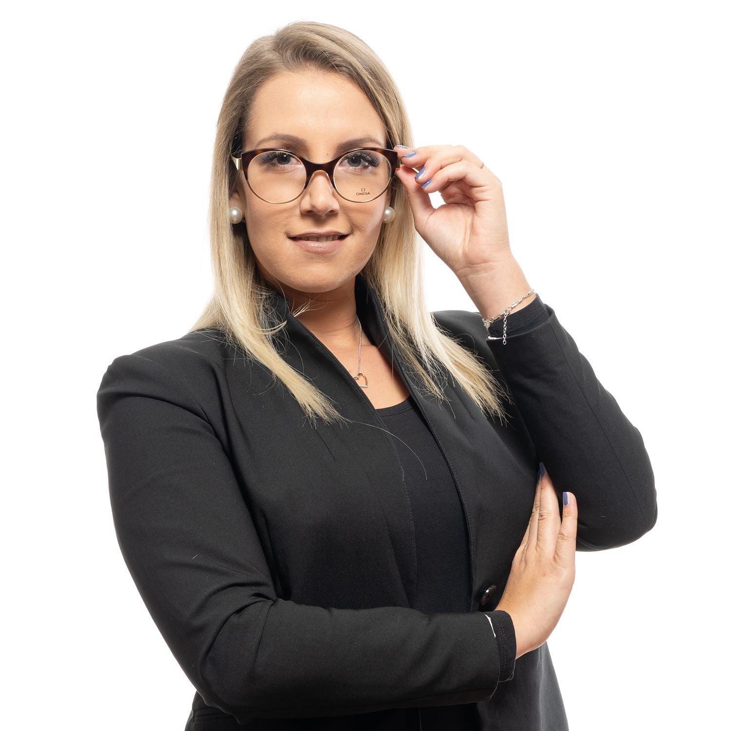 Omega Brown Women Optical Frames - DEA STILOSA MILANO