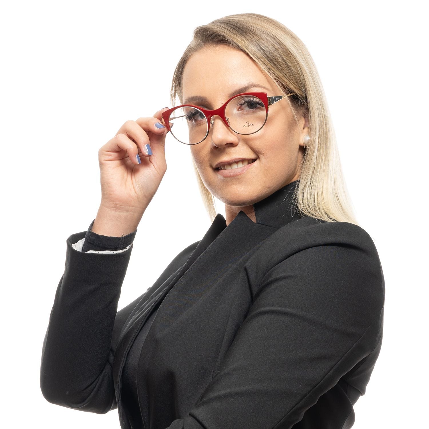Omega Red Women Optical Frames - DEA STILOSA MILANO