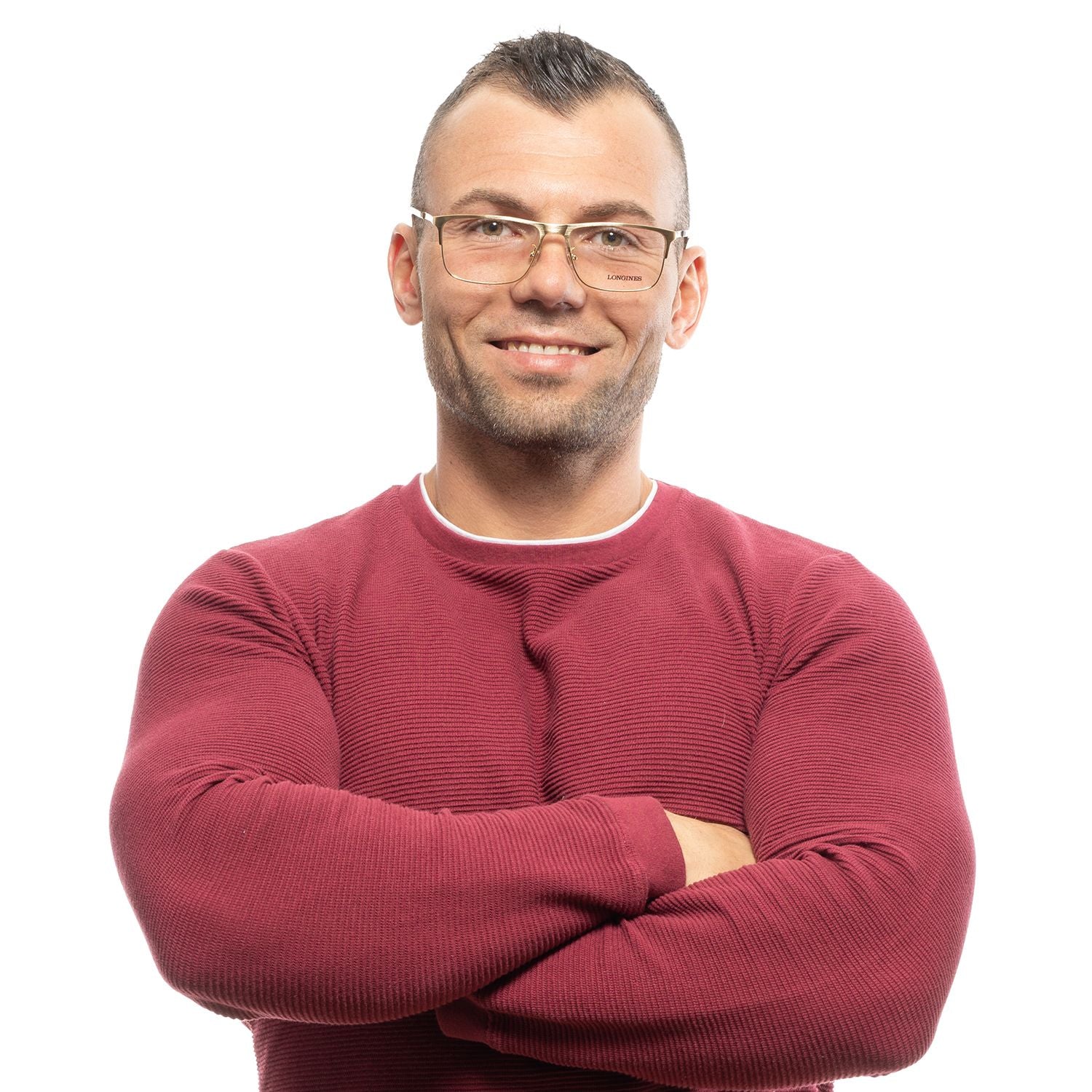 Longines Gold Men Optical Frames - DEA STILOSA MILANO