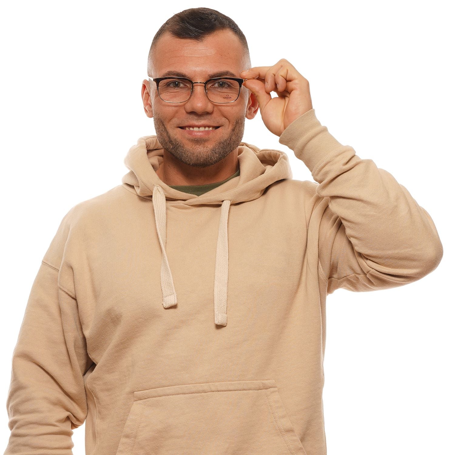 Omega Brown Unisex Optical Frames - DEA STILOSA MILANO