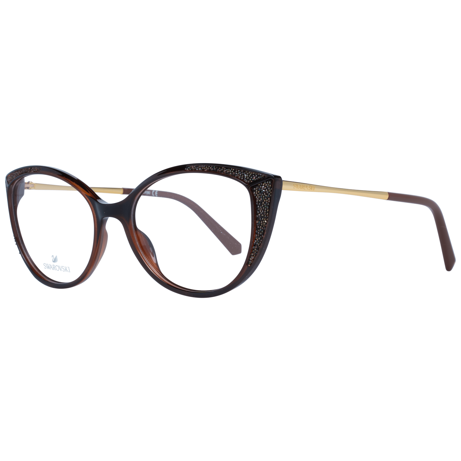 Swarovski Brown Women Optical Frames - DEA STILOSA MILANO