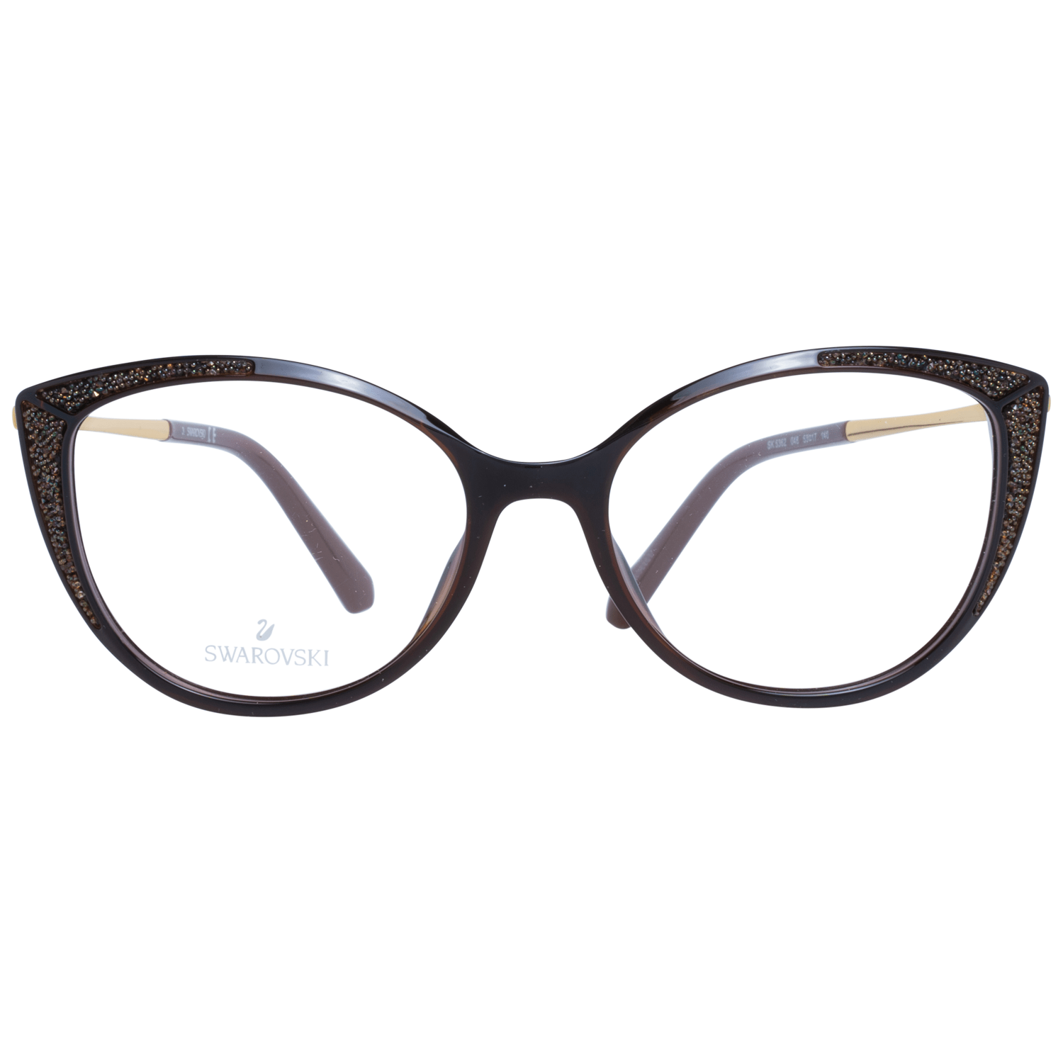 Swarovski Brown Women Optical Frames - DEA STILOSA MILANO