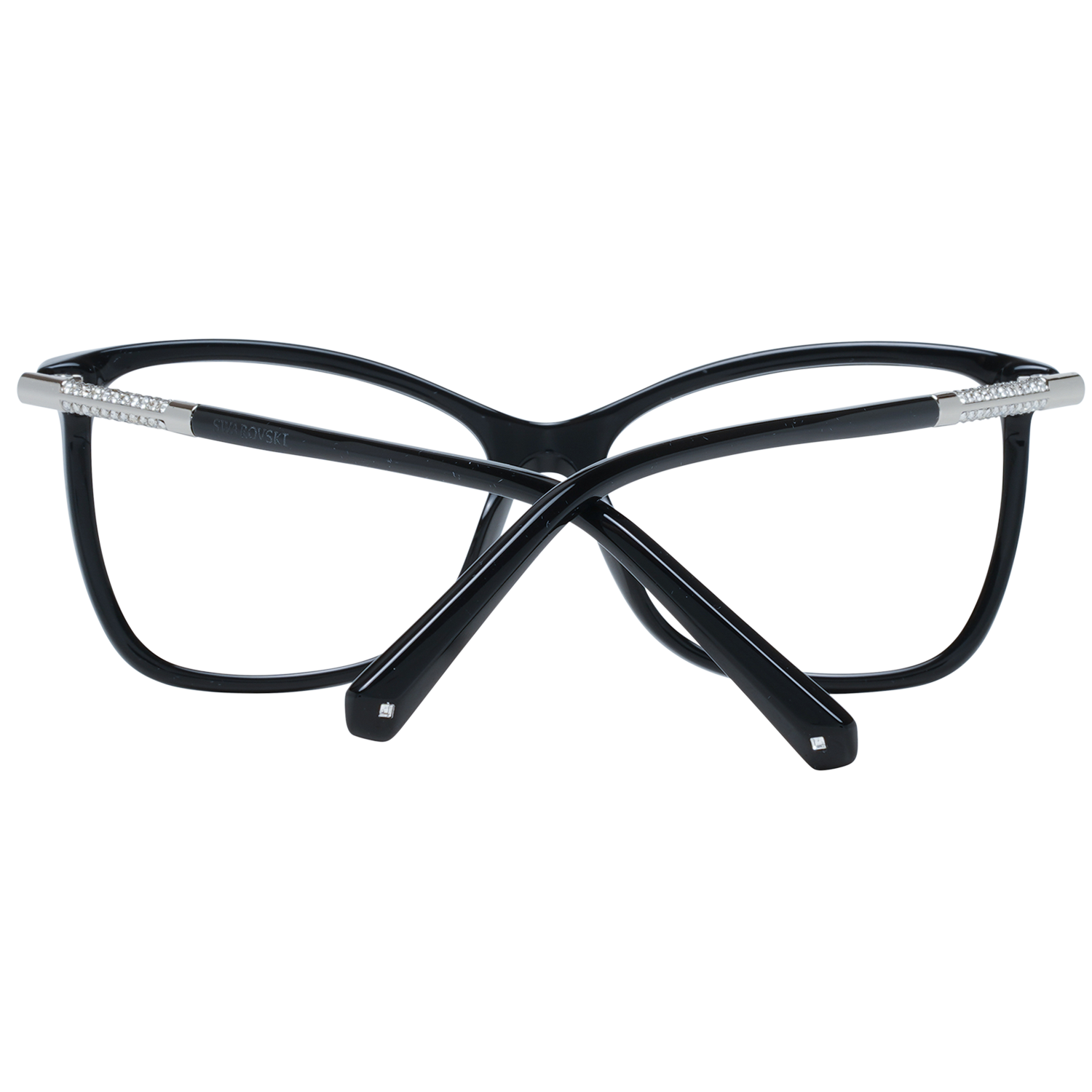 Swarovski Black Women Optical Frames - DEA STILOSA MILANO