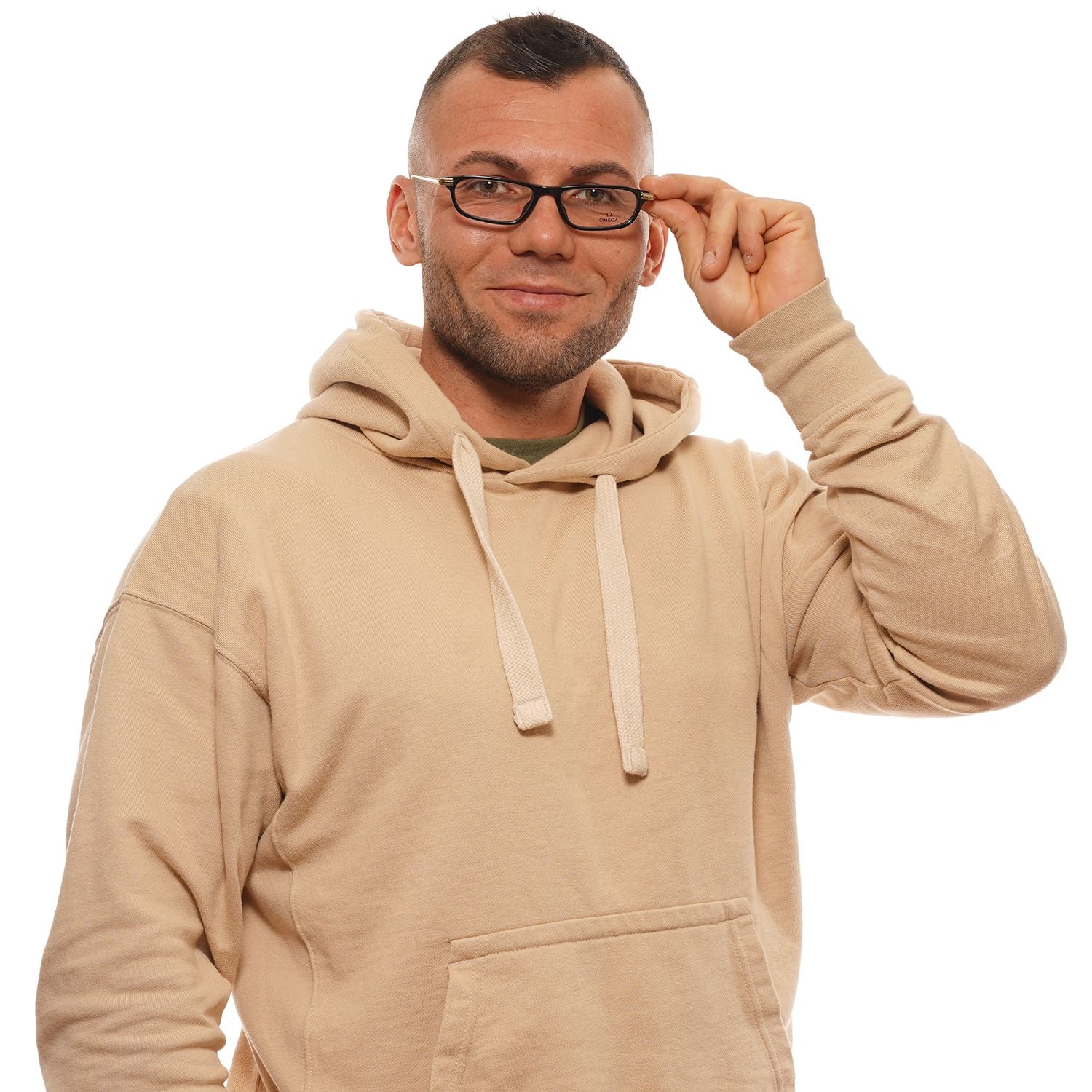 Omega Black Unisex Optical Frames - DEA STILOSA MILANO