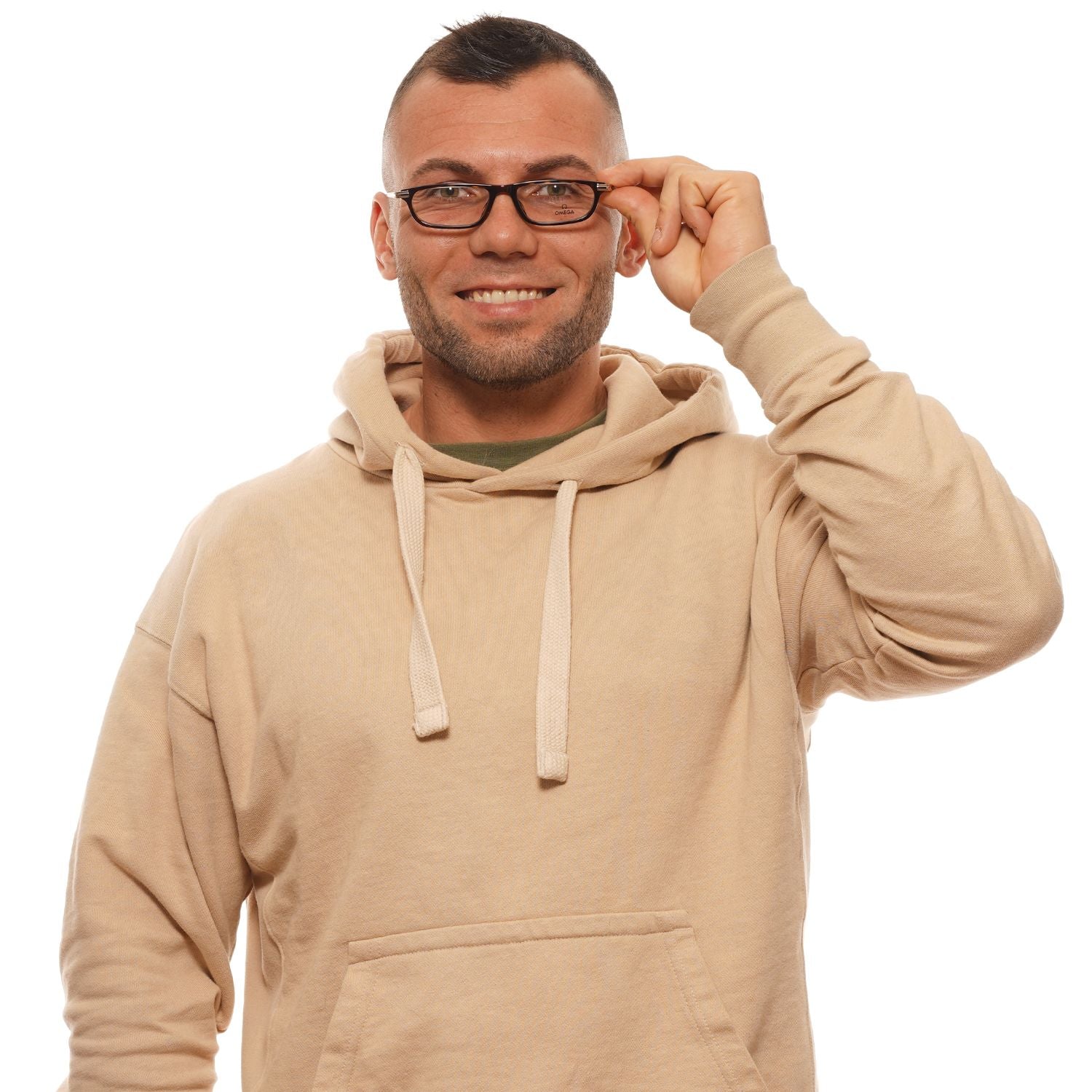 Omega Brown Unisex Optical Frames - DEA STILOSA MILANO