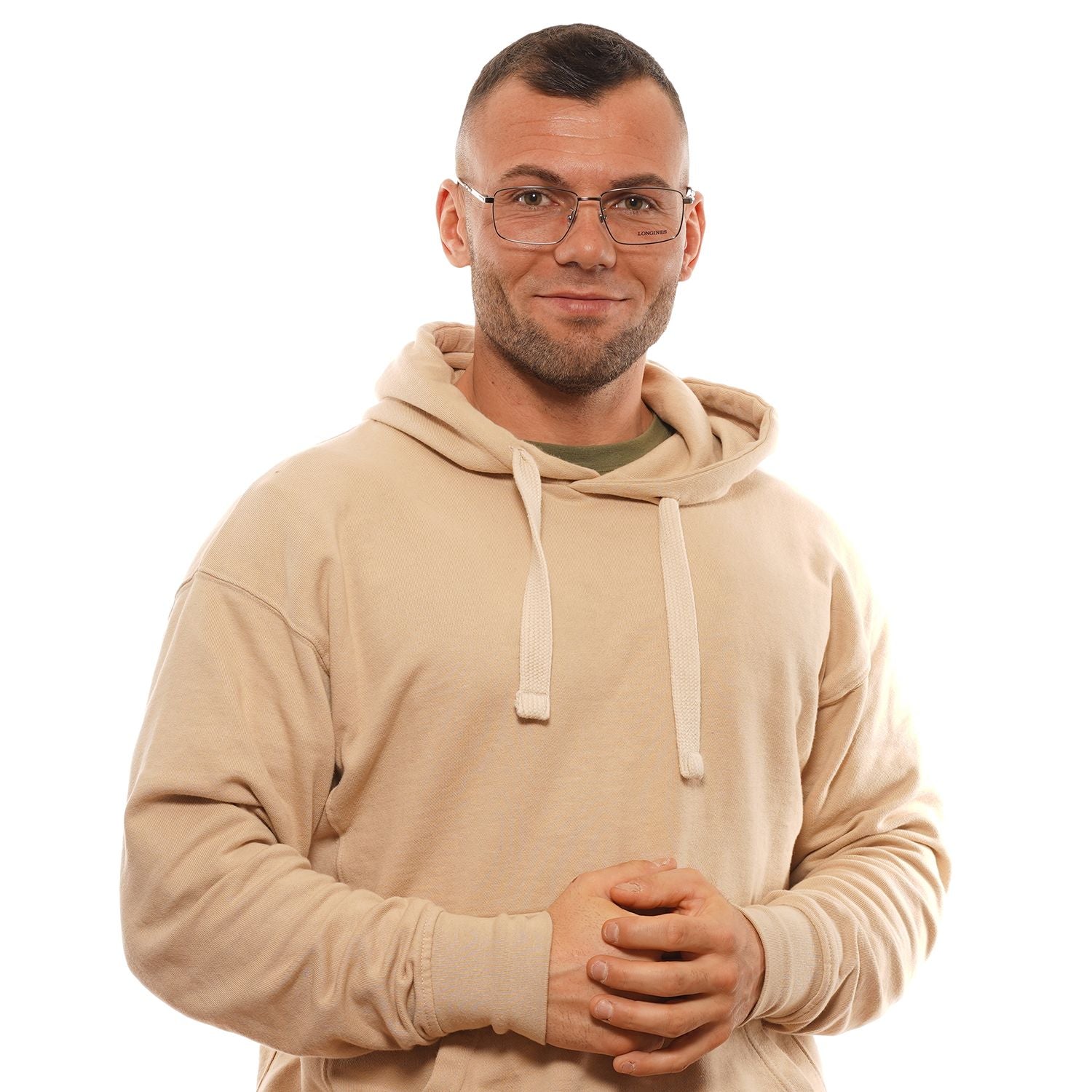 Longines Gray Men Optical Frames - DEA STILOSA MILANO