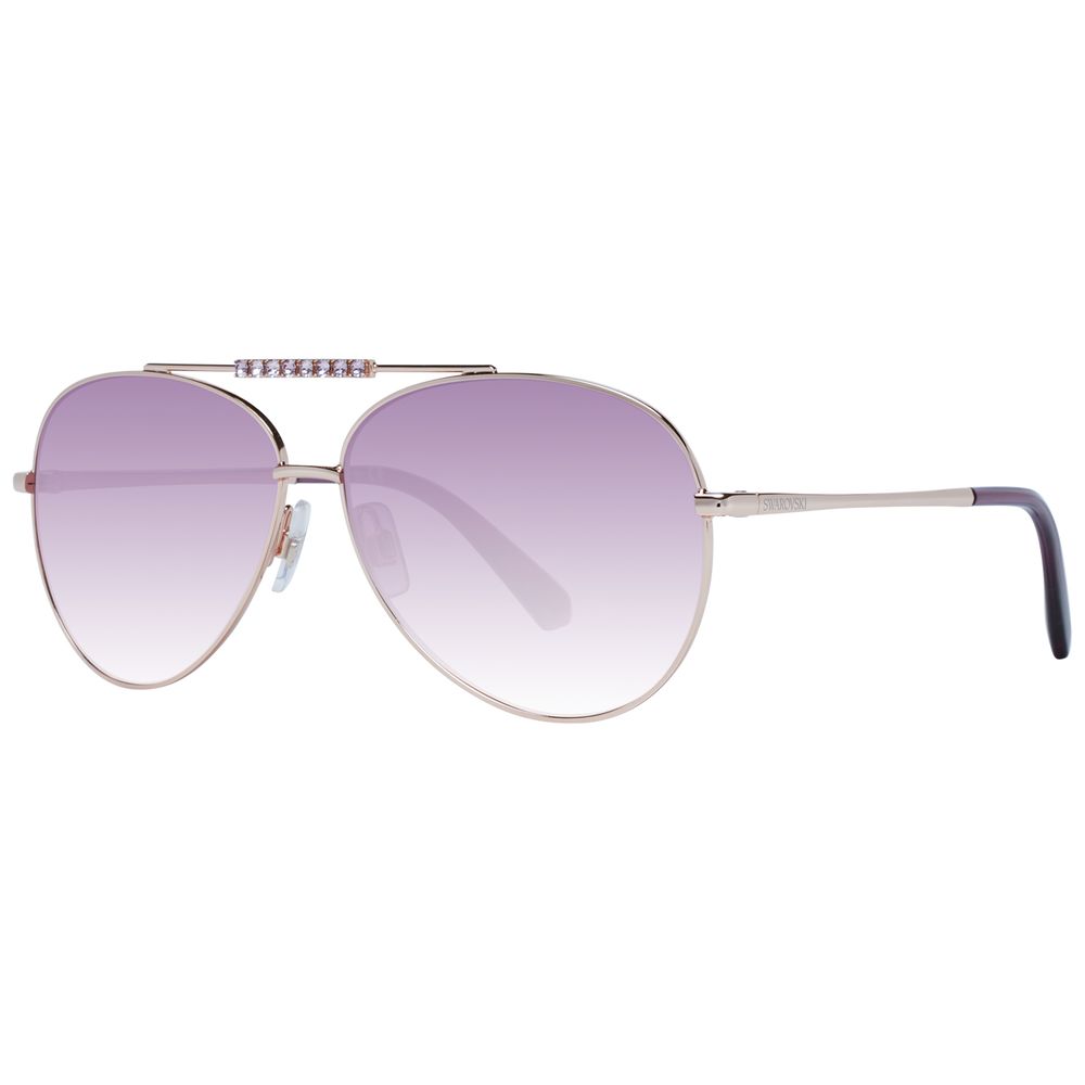 Swarovski Rose Gold Women Sunglasses - DEA STILOSA MILANO