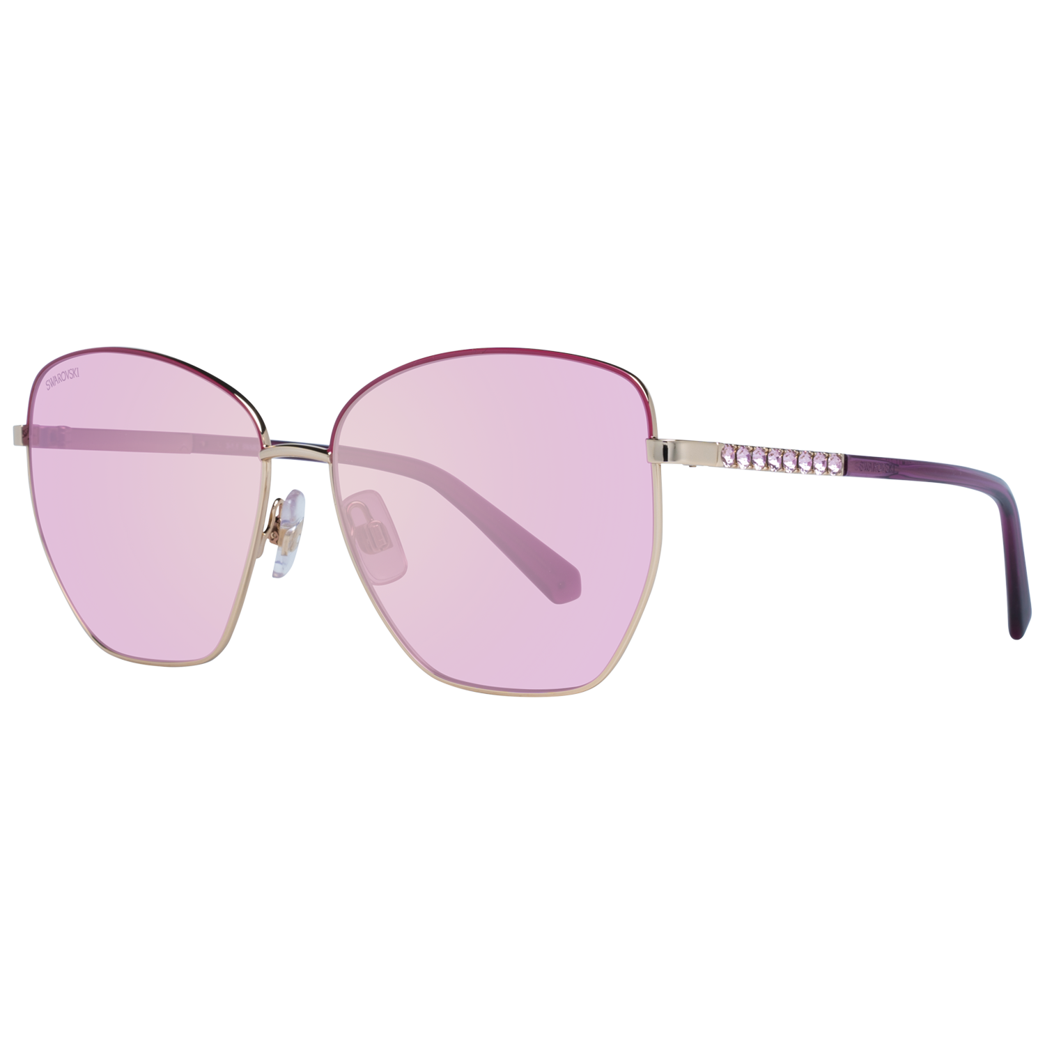 Swarovski Gold Women Sunglasses - DEA STILOSA MILANO