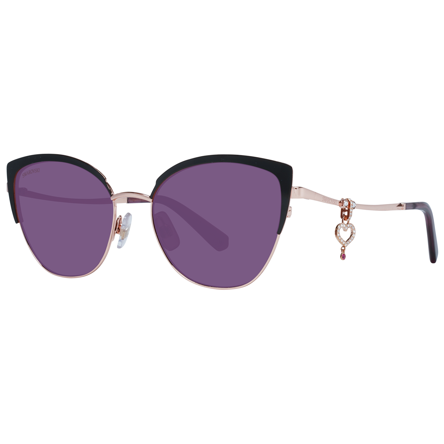 Swarovski Black Women Sunglasses - DEA STILOSA MILANO