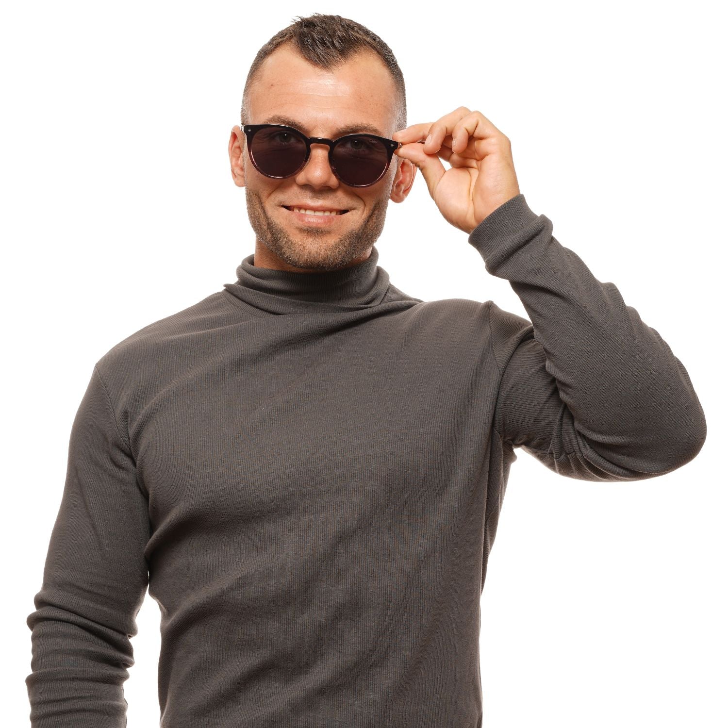 BMW Burgundy Men Sunglasses - DEA STILOSA MILANO