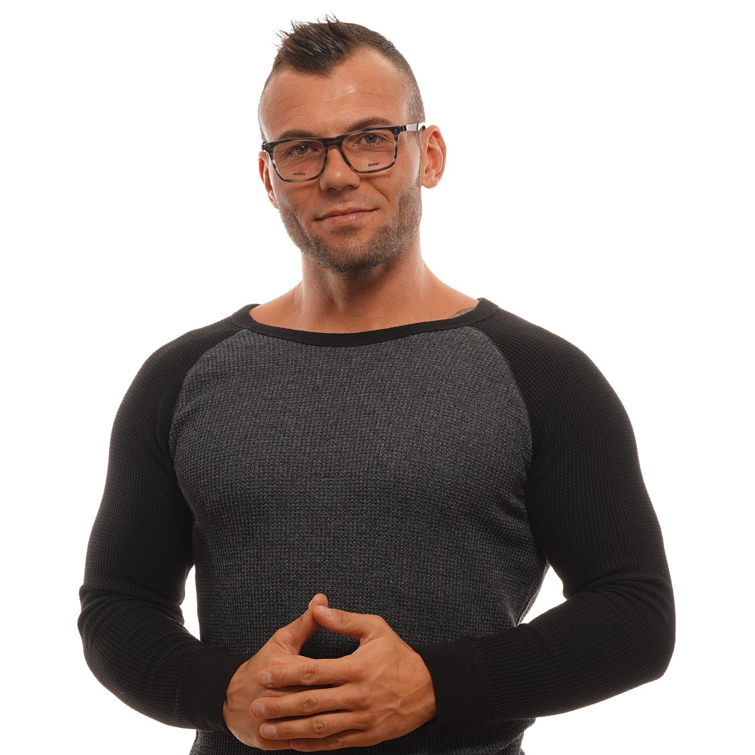 BMW Gray Men Optical Frames - DEA STILOSA MILANO