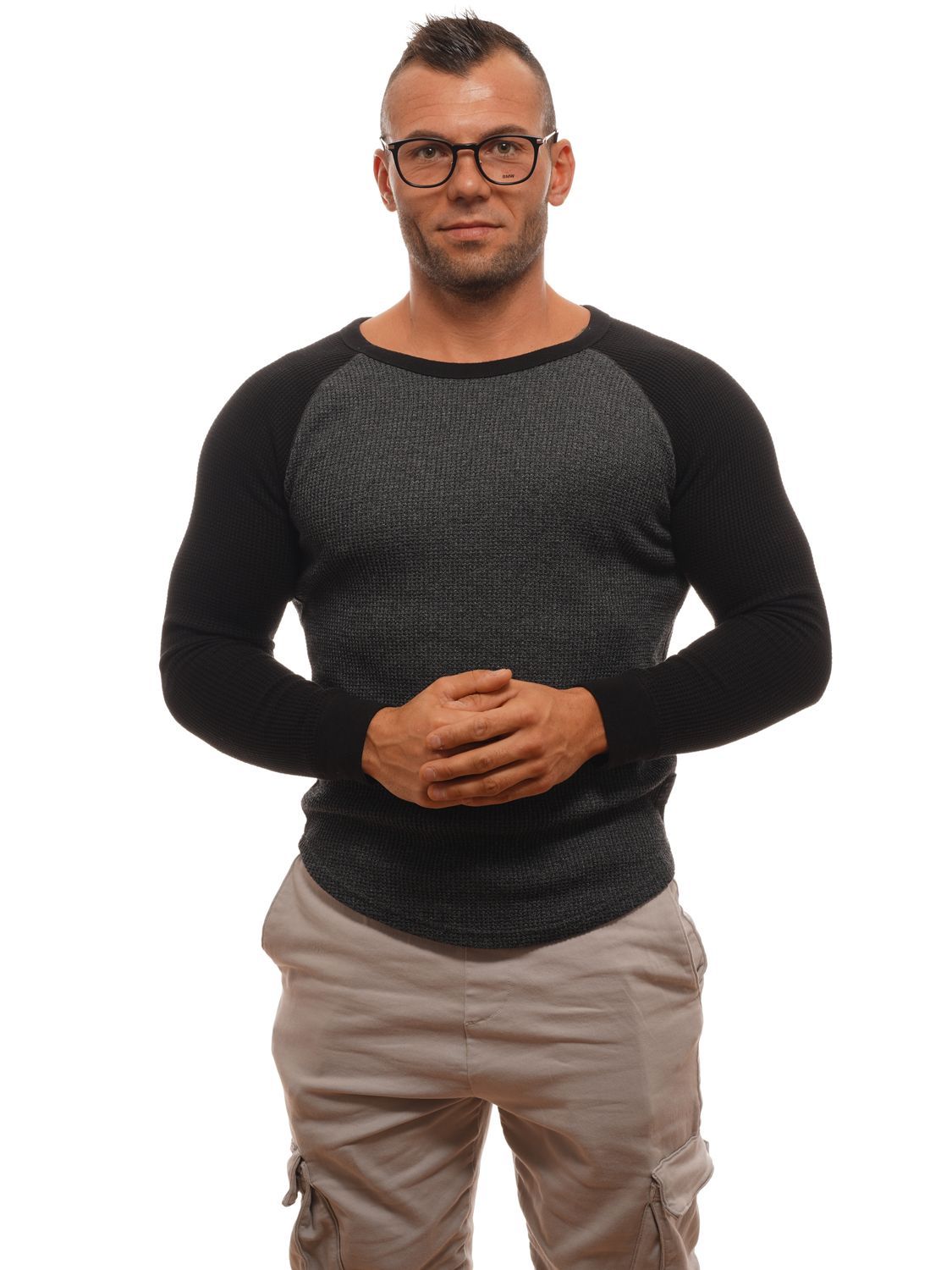 BMW Black Unisex Optical Frames - DEA STILOSA MILANO