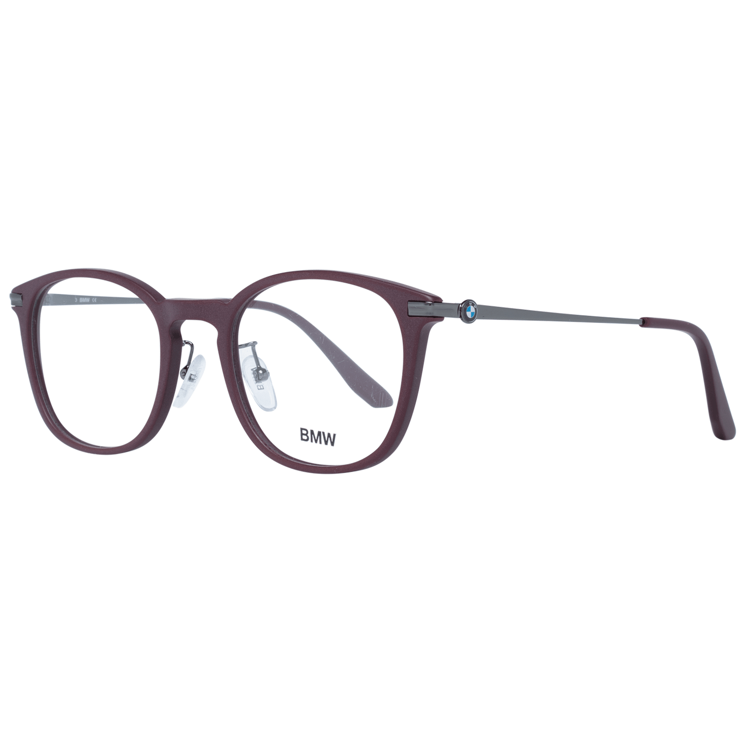 BMW Burgundy Unisex Optical Frames - DEA STILOSA MILANO