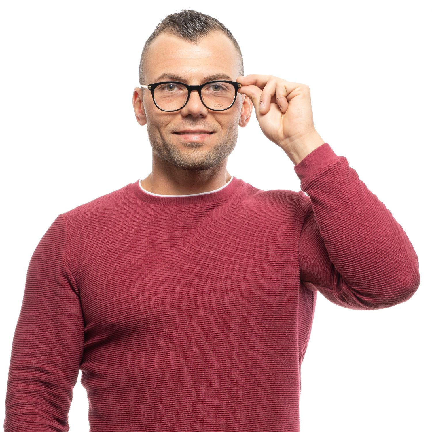 Omega Black Men Optical Frames - DEA STILOSA MILANO