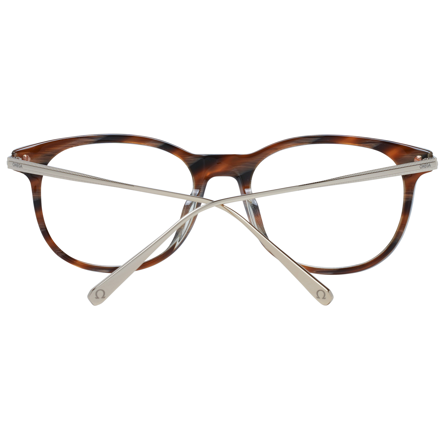Omega Brown Men Optical Frames - DEA STILOSA MILANO