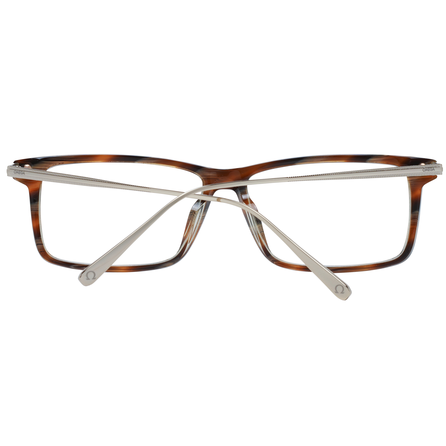 Omega Brown Men Optical Frames - DEA STILOSA MILANO