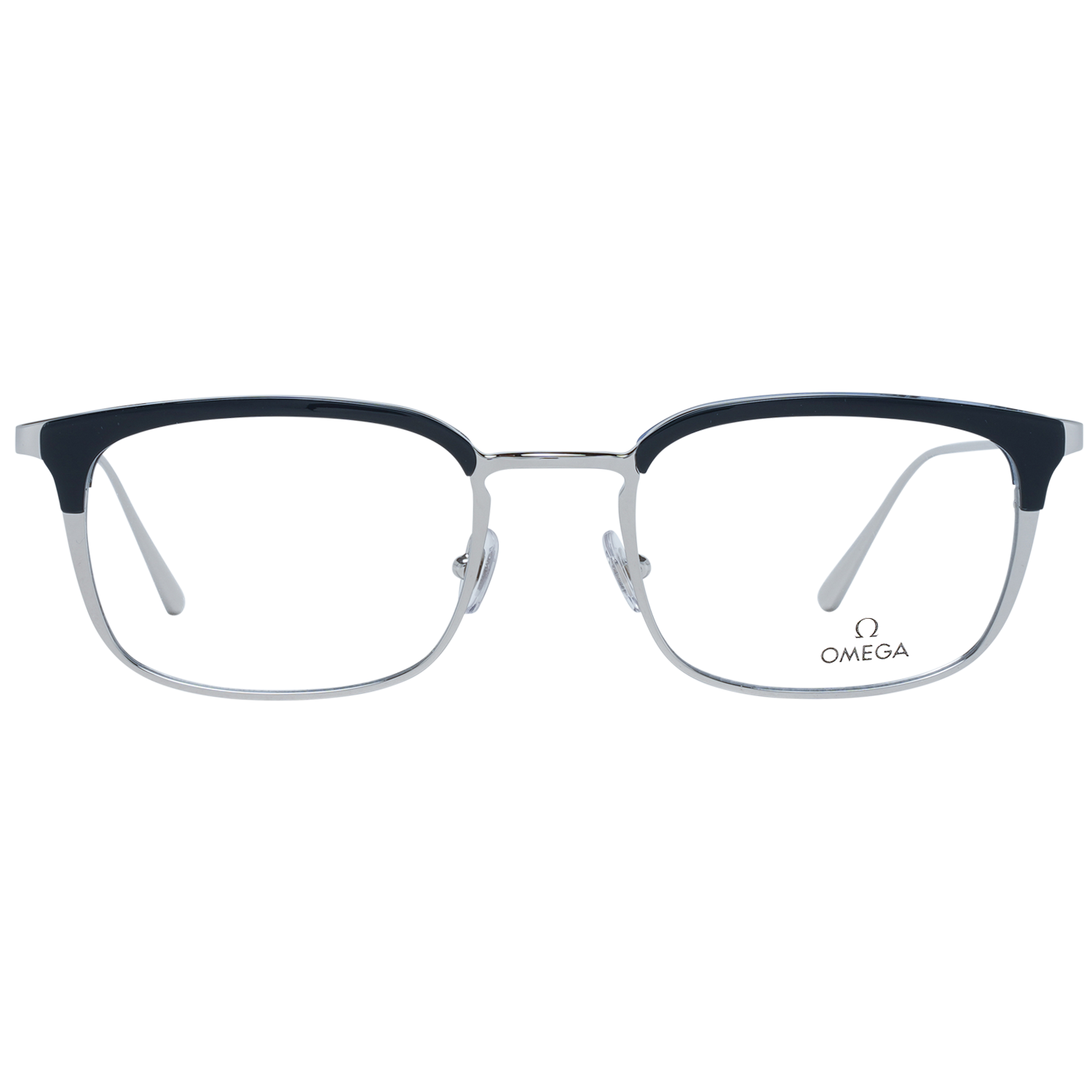 Omega Silver Men Optical Frames - DEA STILOSA MILANO