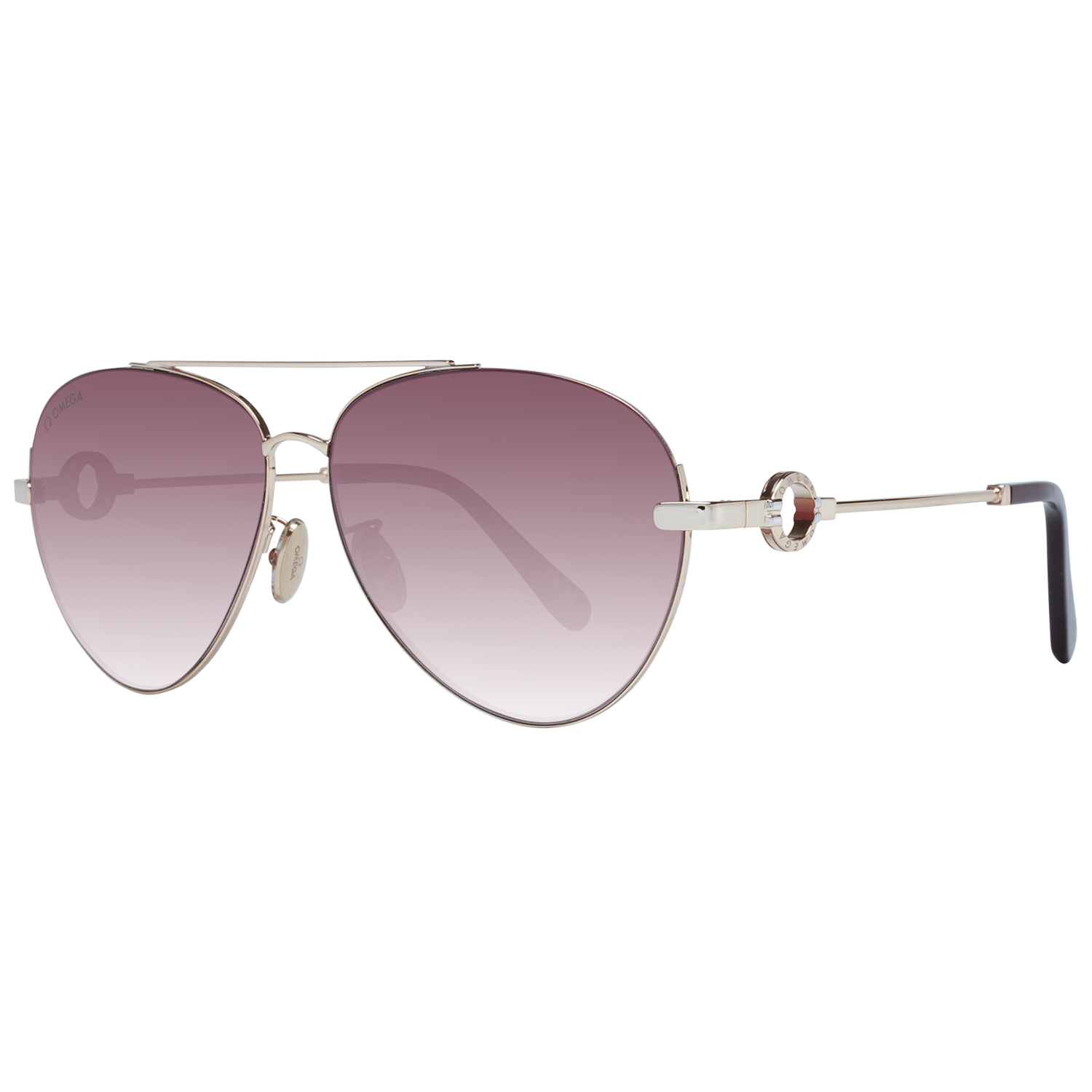 Omega Rose Gold Women Sunglasses - DEA STILOSA MILANO