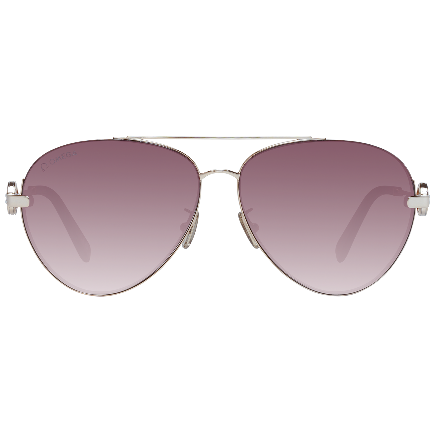 Omega Rose Gold Women Sunglasses - DEA STILOSA MILANO
