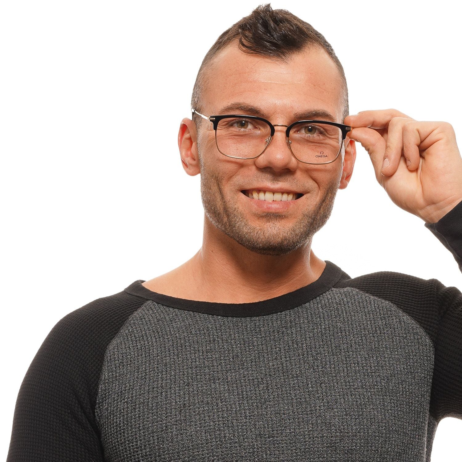 Omega Black Men Optical Frames - DEA STILOSA MILANO