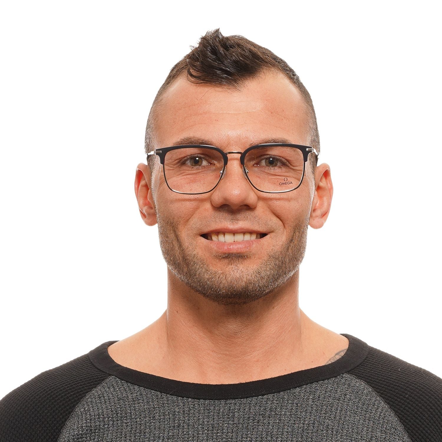Omega Gray Men Optical Frames - DEA STILOSA MILANO