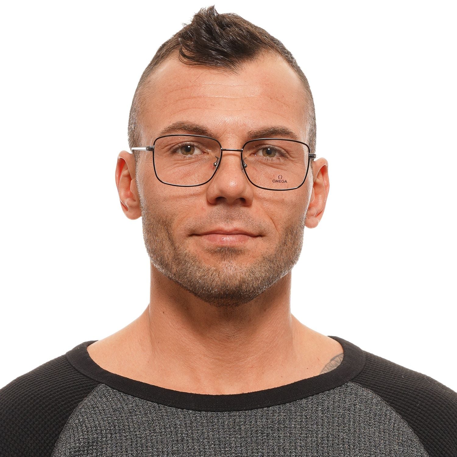 Omega Gray Men Optical Frames - DEA STILOSA MILANO