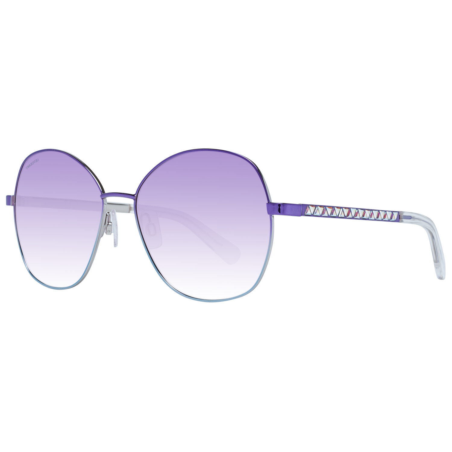 Swarovski Purple Women Sunglasses - DEA STILOSA MILANO