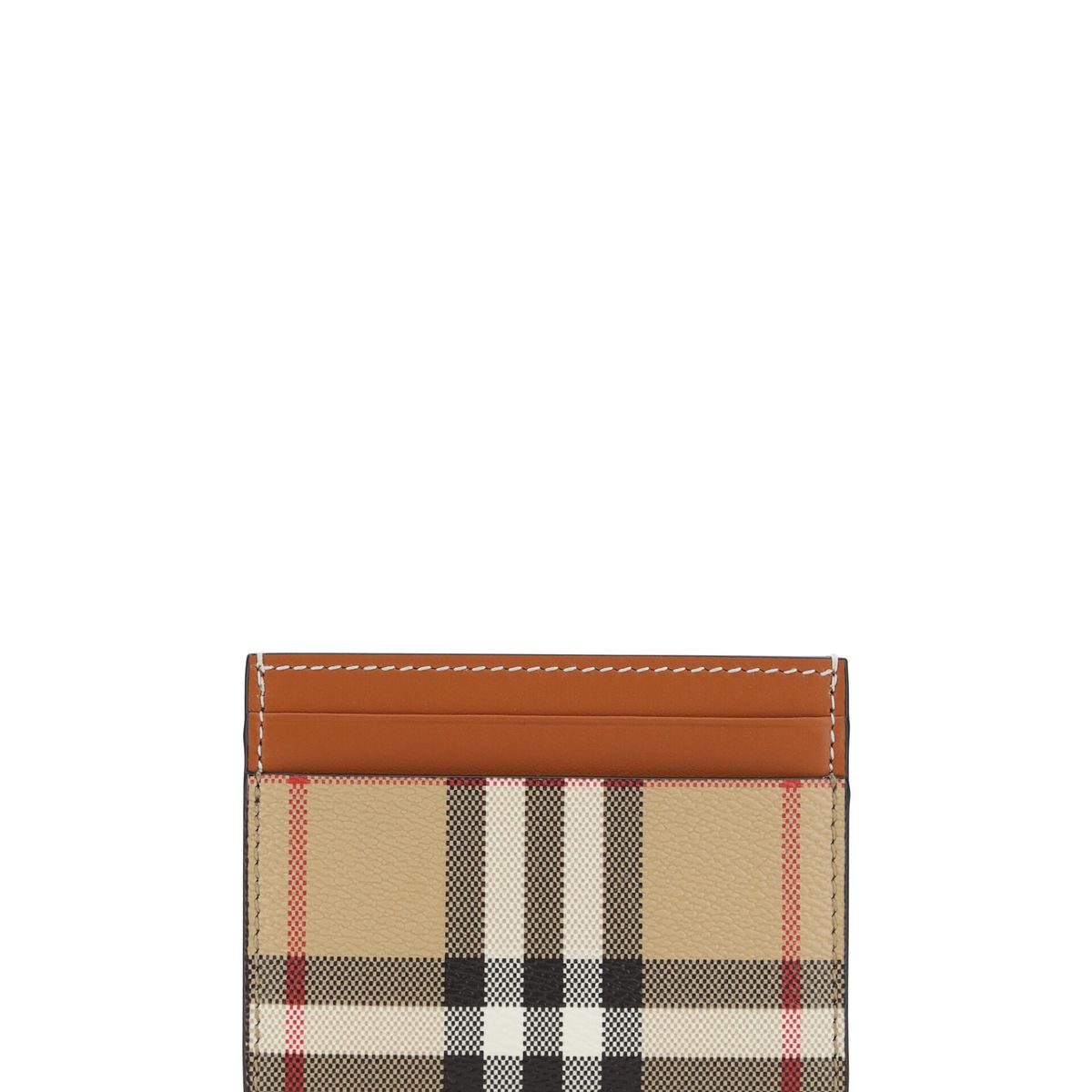 Burberry Brown Printed Canvas Cardholder - DEA STILOSA MILANO