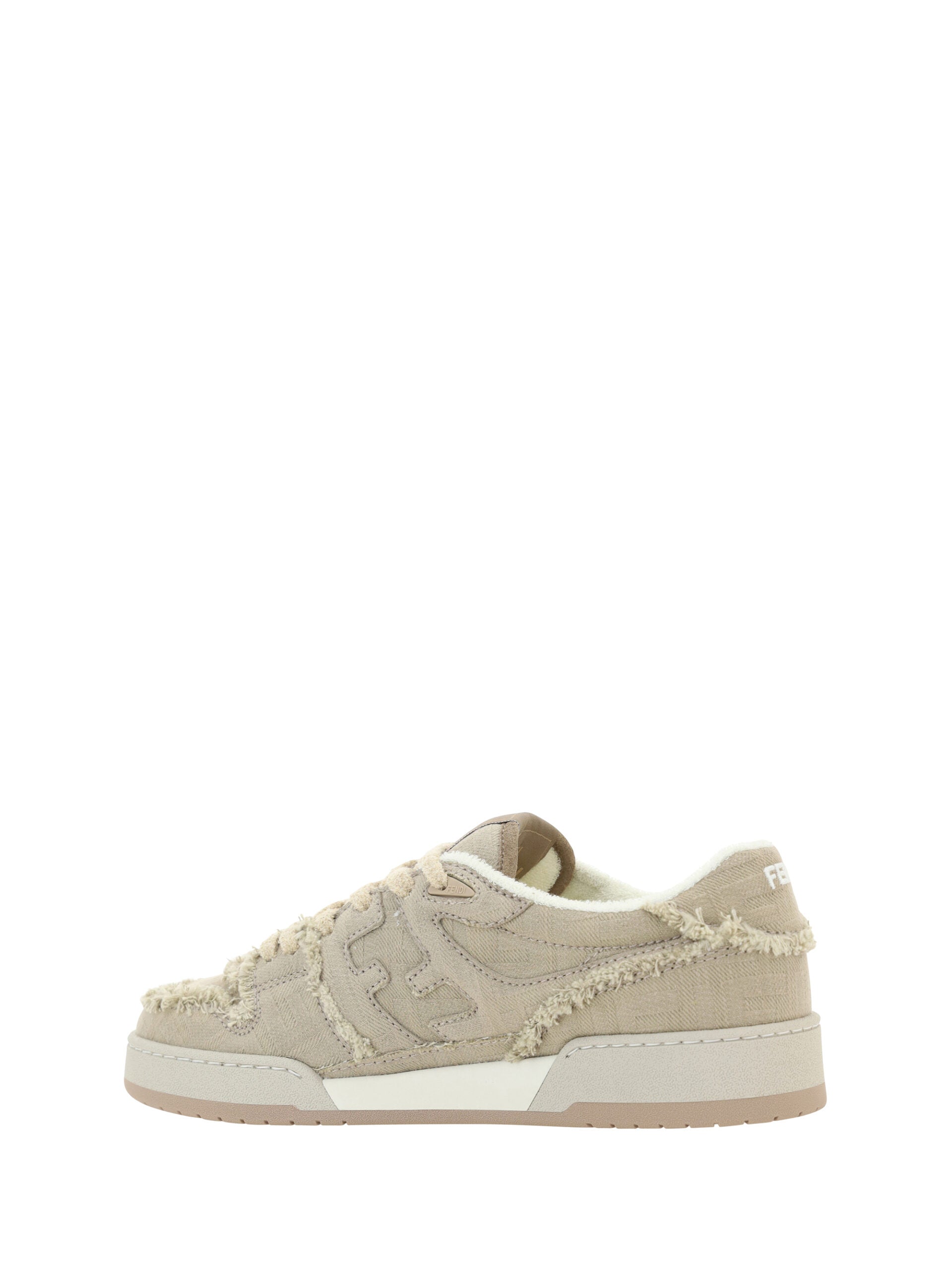 Fendi Grey Calf Leather Low Top Sneakers - DEA STILOSA MILANO