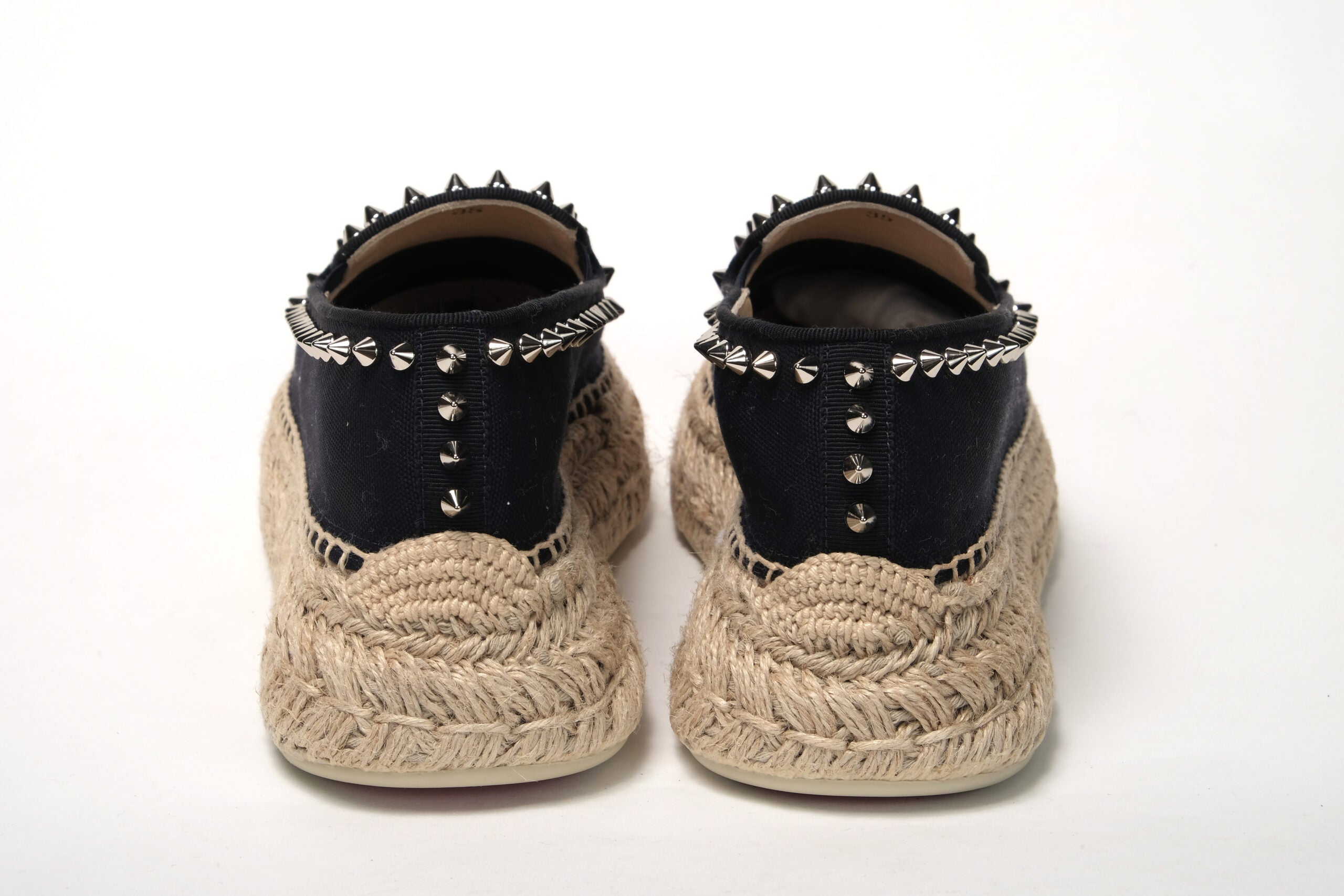 Christian Louboutin Obscur Black Platform Espadrille Espadrille Shoes - DEA STILOSA MILANO