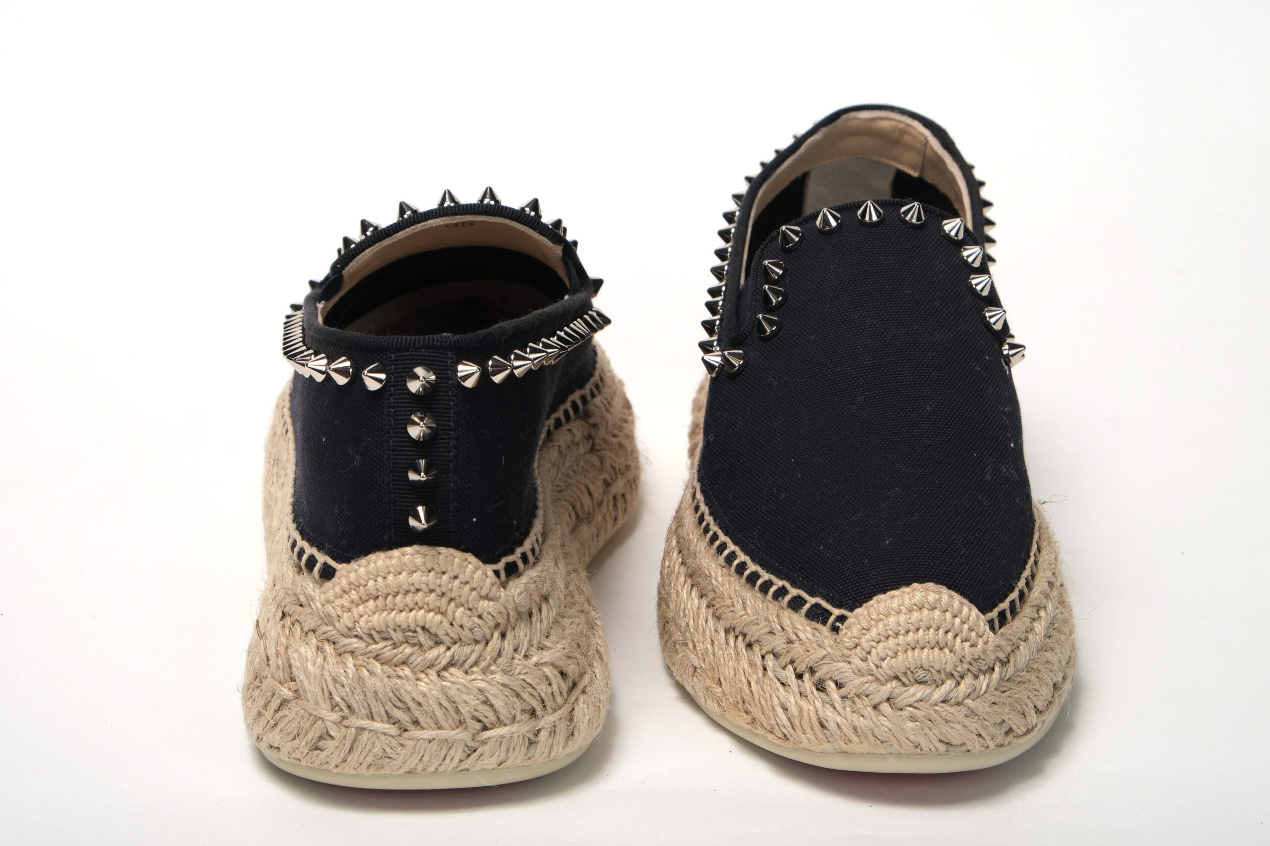 Christian Louboutin Obscur Black Platform Espadrille Espadrille Shoes - DEA STILOSA MILANO