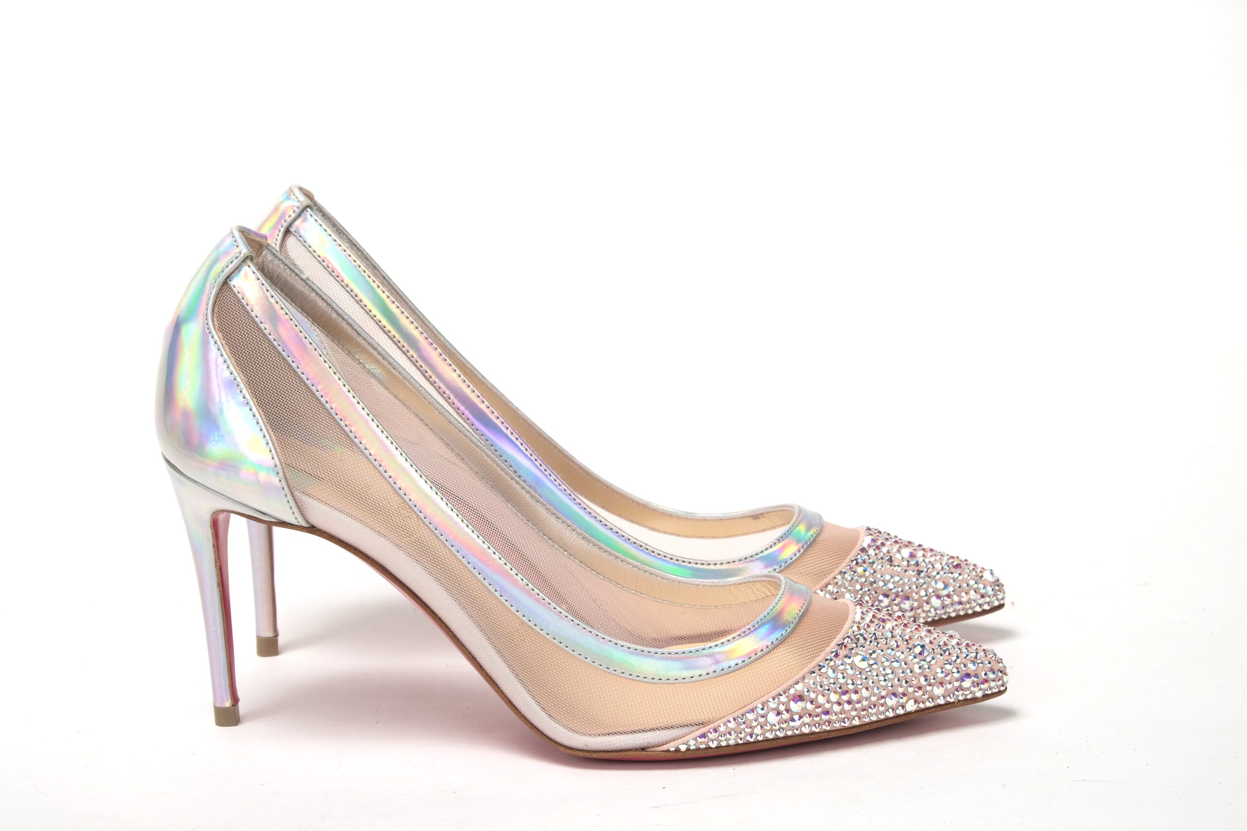 Christian Louboutin Version Rose Embellished High Heels Pumps - DEA STILOSA MILANO
